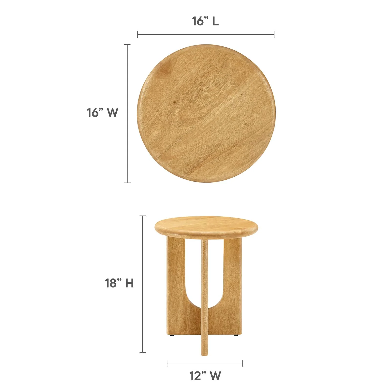 Rivian Round Side Table By Modway - EEI-6595 - Image 6