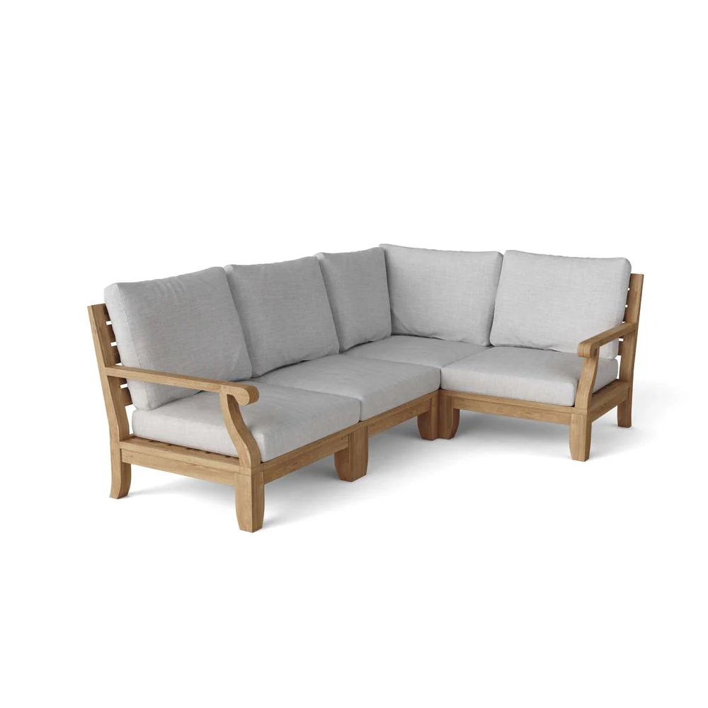 Riviera Luxe 4-Pieces Modular Set By Anderson Teak - Image 2