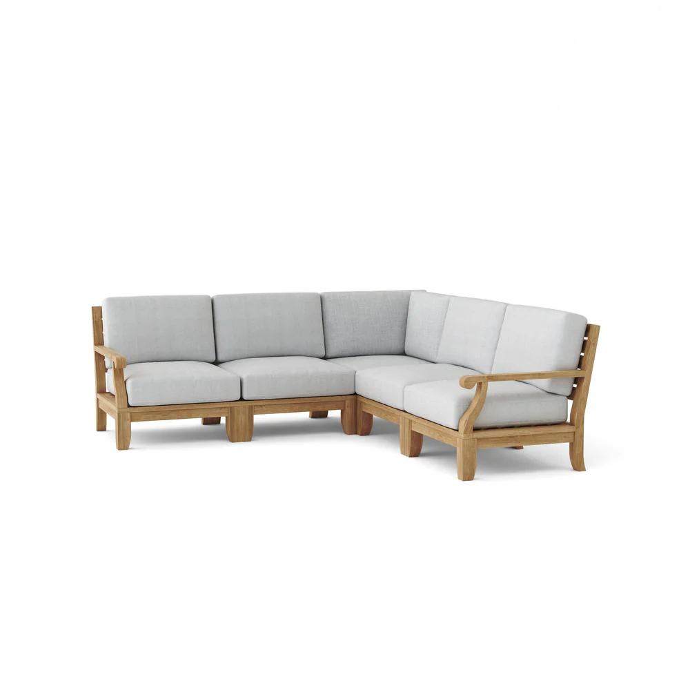 Riviera Luxe 5-Pieces Modular Set By Anderson Teak - Image 2