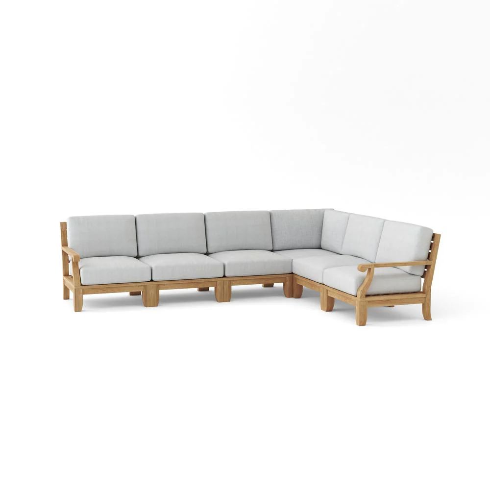 Riviera Luxe 6-Pieces Modular Set B By Anderson Teak - Image 2