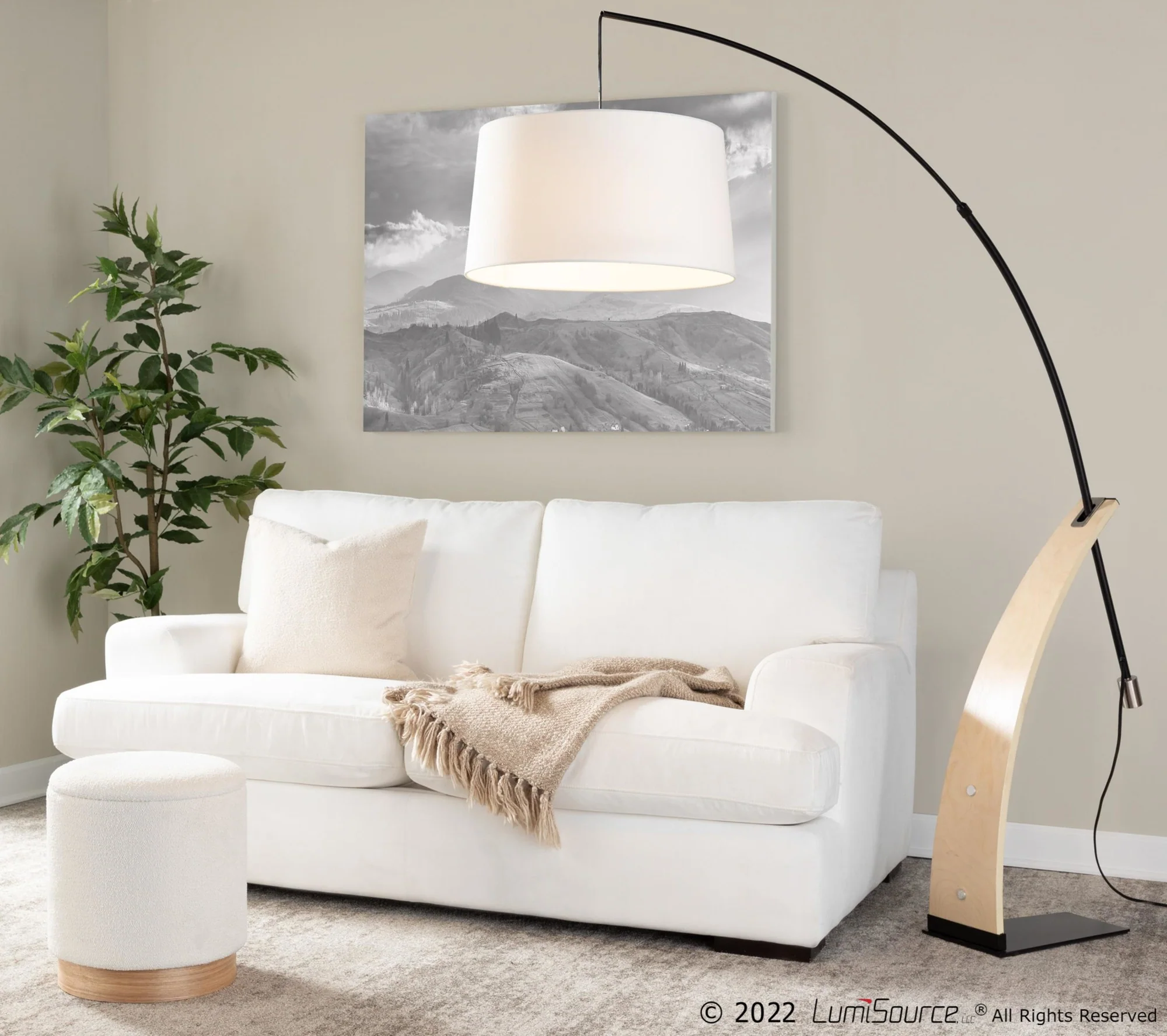 Robyn Floor Lamp Black By LumiSource - Image 12