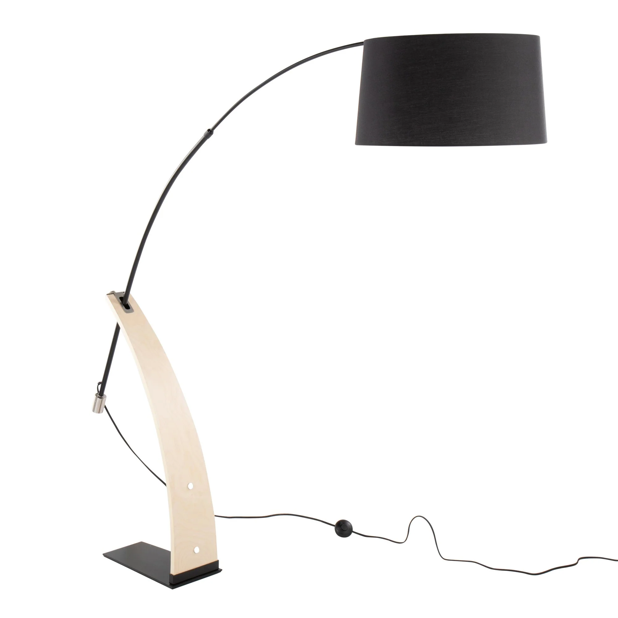 Robyn Floor Lamp Black By LumiSource - Image 5