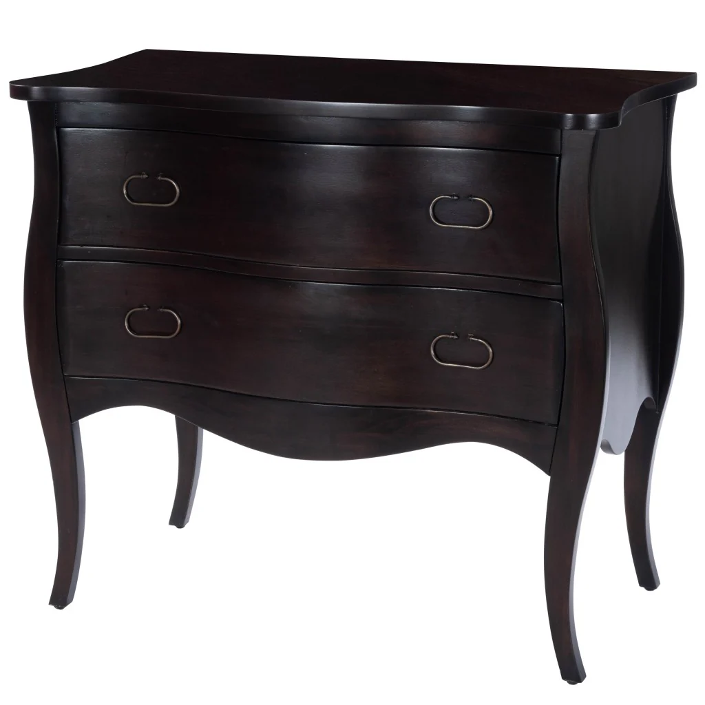 Rochelle Brown 2 Drawer Chest By Homeroots - Image 2