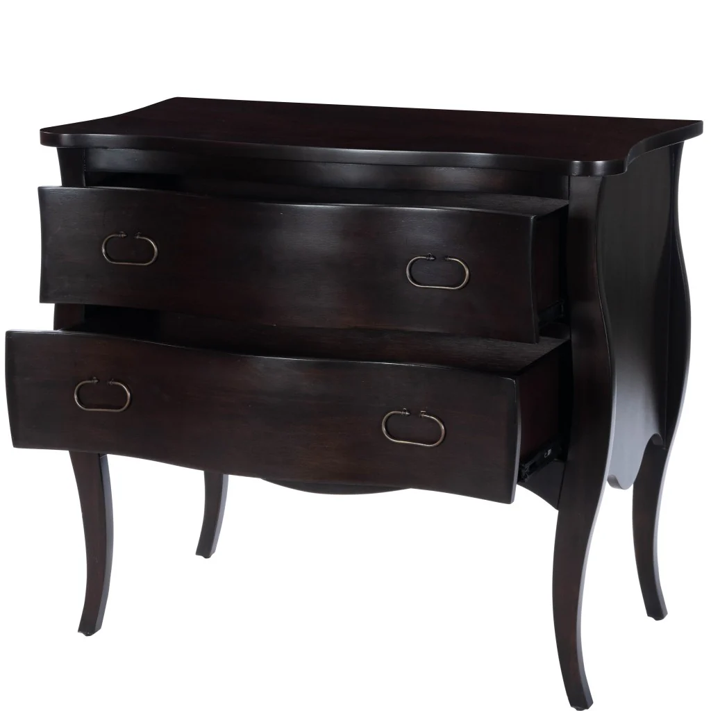 Rochelle Brown 2 Drawer Chest By Homeroots - Image 5