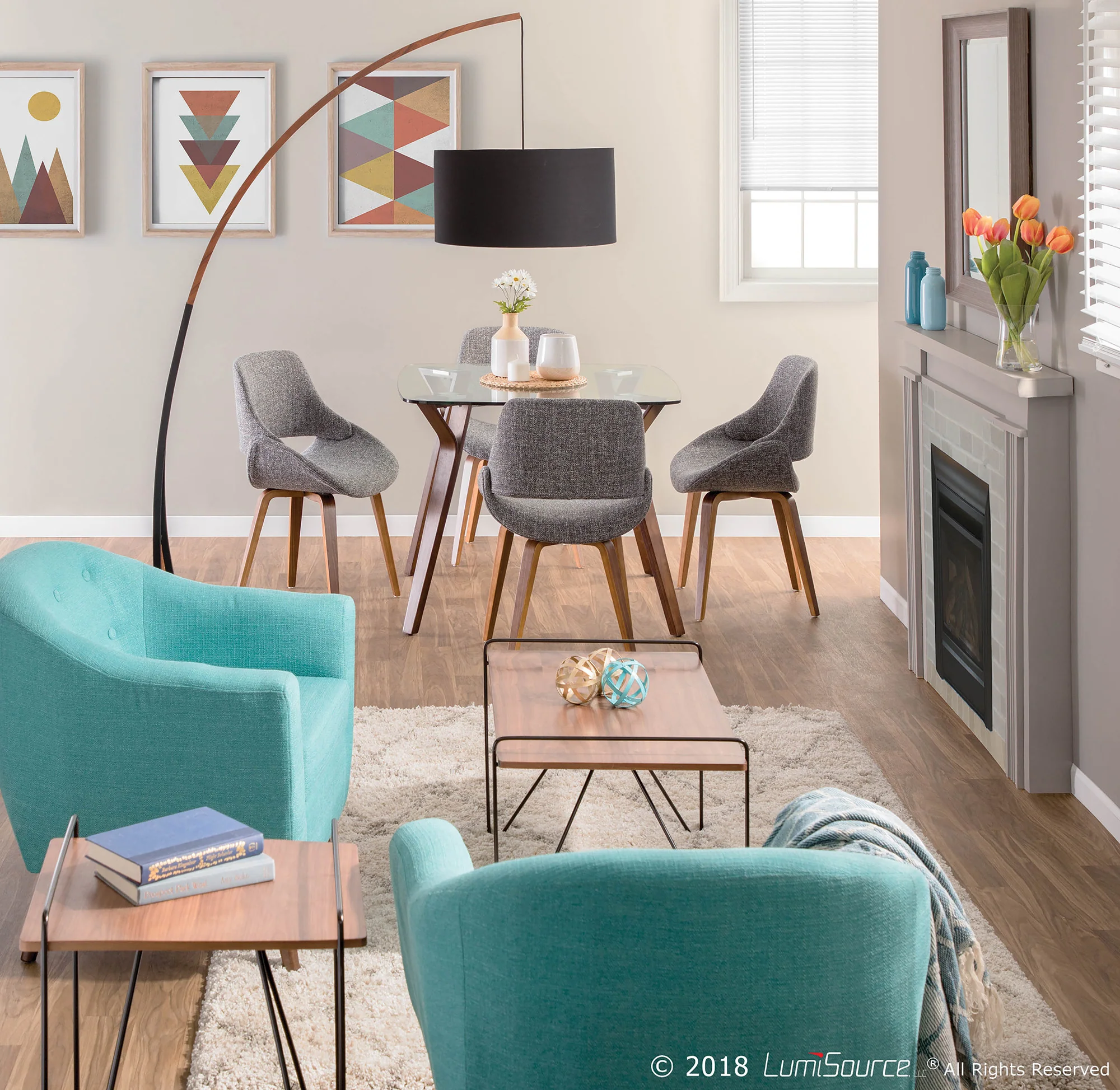 Rockwell Accent Chair By LumiSource - CHR-AH-RKWL TL - Image 4