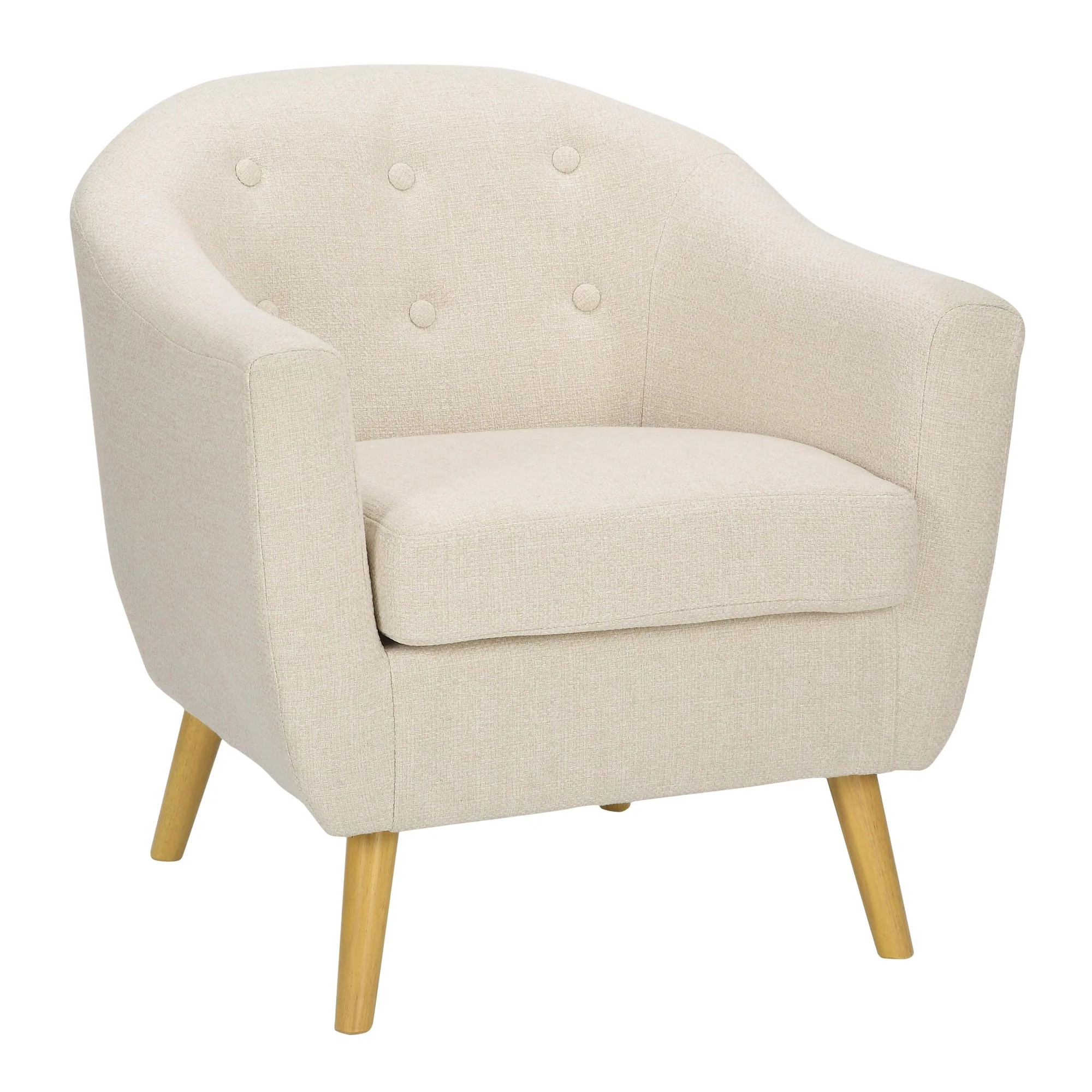 Rockwell Chair Cream By LumiSource - Image 2