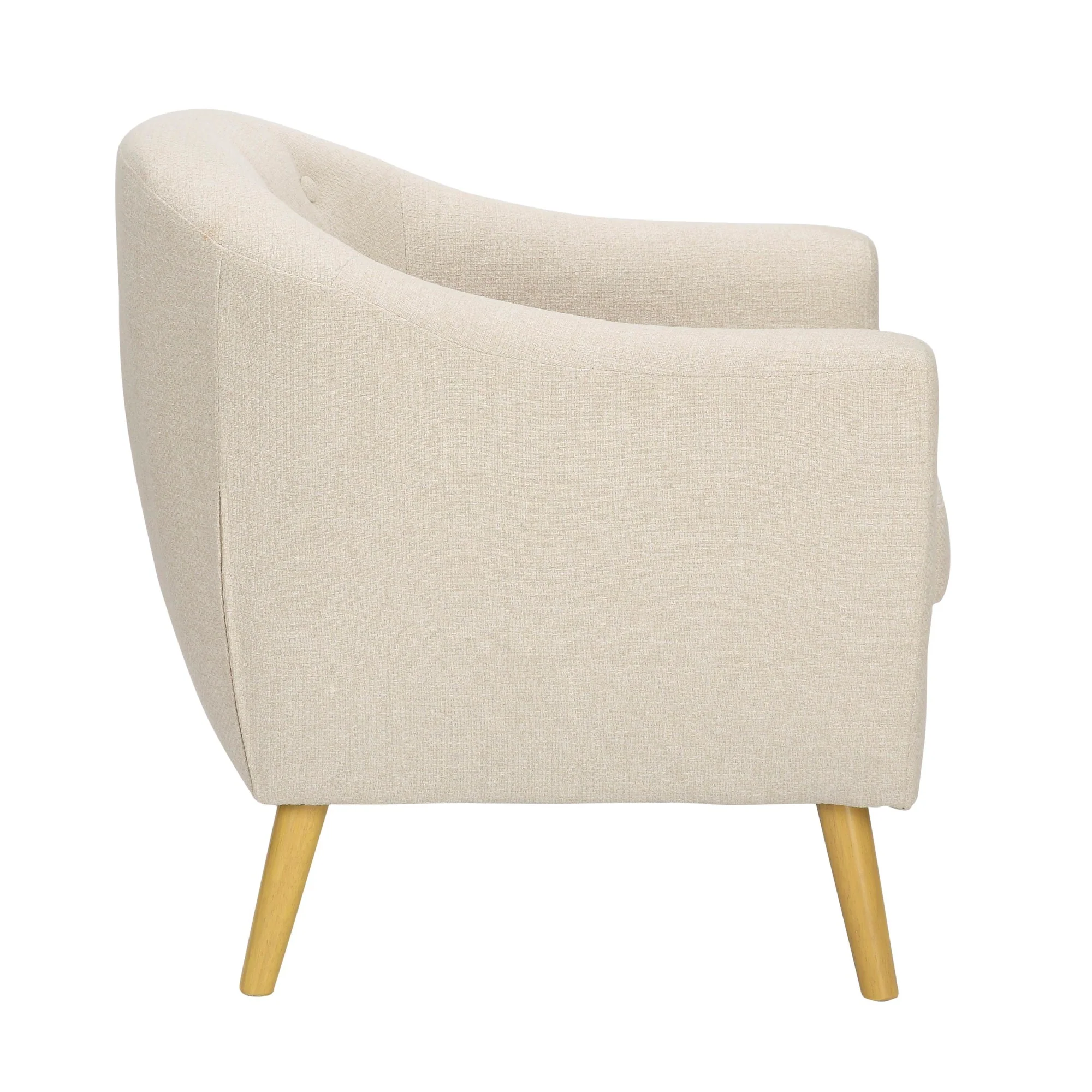 Rockwell Chair Cream By LumiSource - Image 5