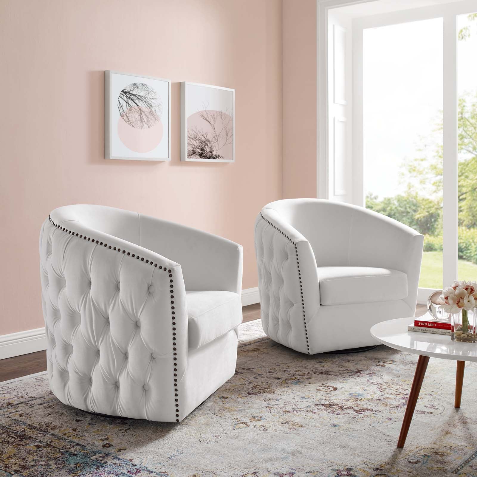 Rogue Armchair Performance Velvet Set of 2 By Modway - EEI-4425 - Image 6