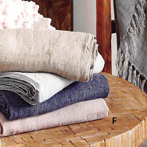 Roost Washed Linen Multi Color Throws - Image 3