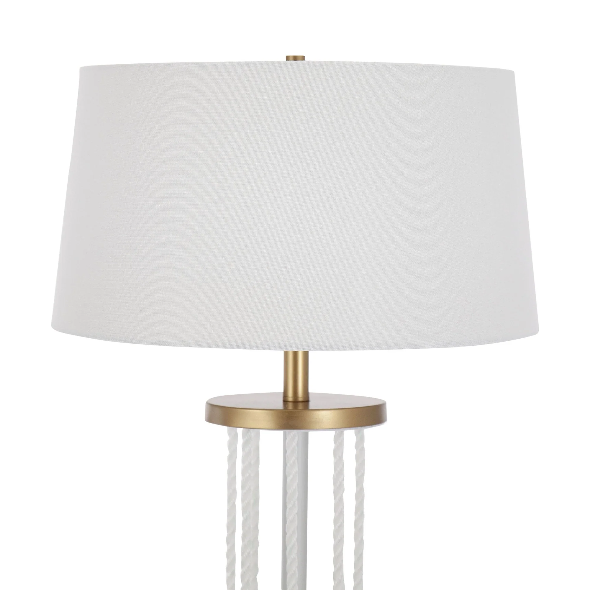 Rope Floor Lamp White By LumiSource - Image 4