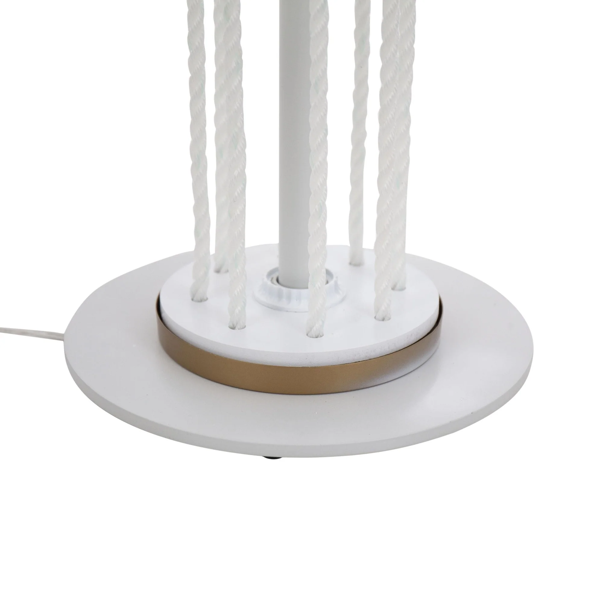 Rope Floor Lamp White By LumiSource - Image 5