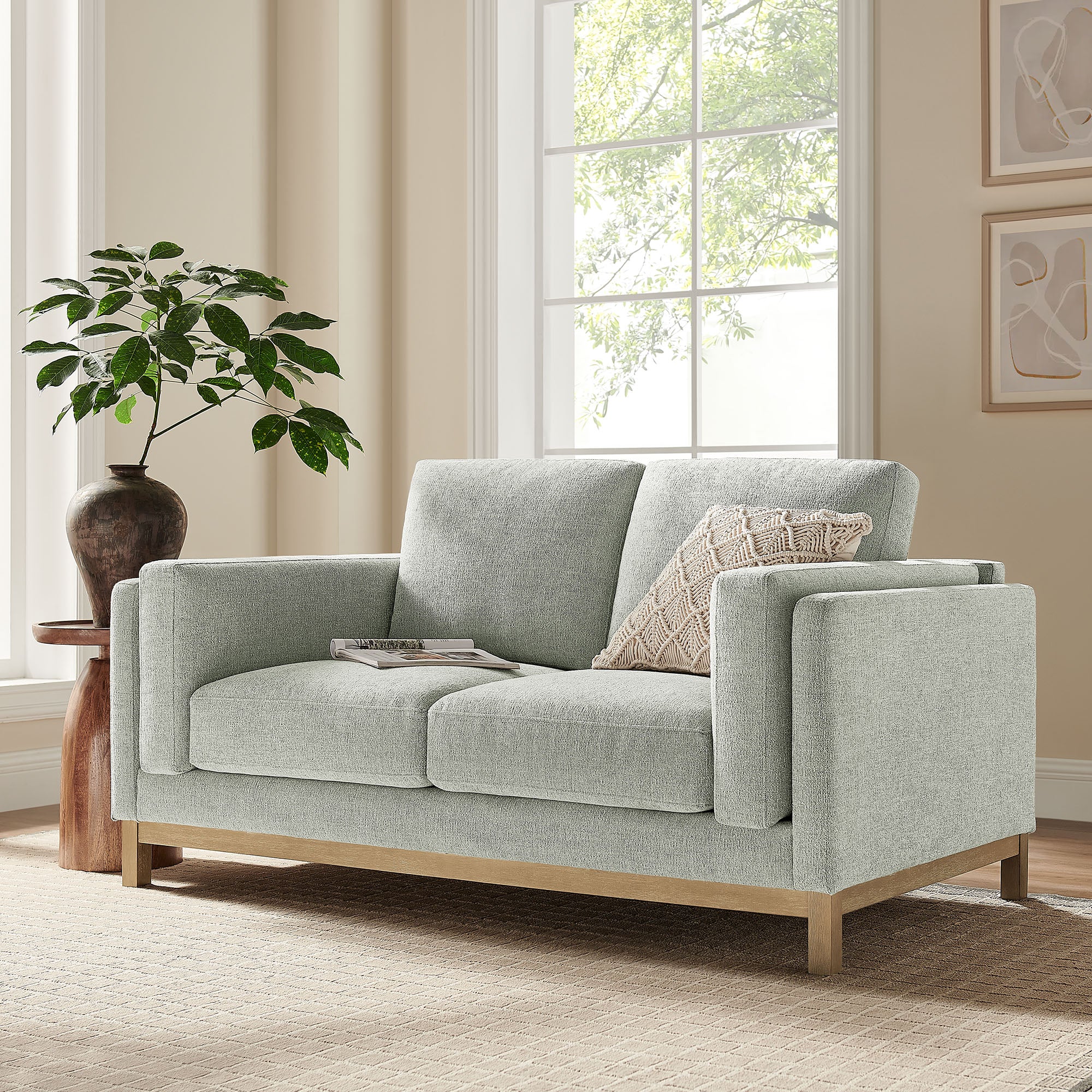 Roscoe 63 inch Fabric Loveseat by Modway - Image 17