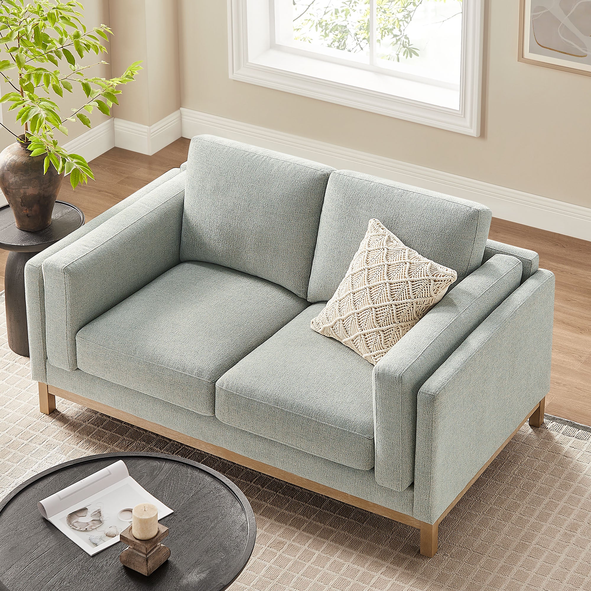 Roscoe 63 inch Fabric Loveseat by Modway - Image 18