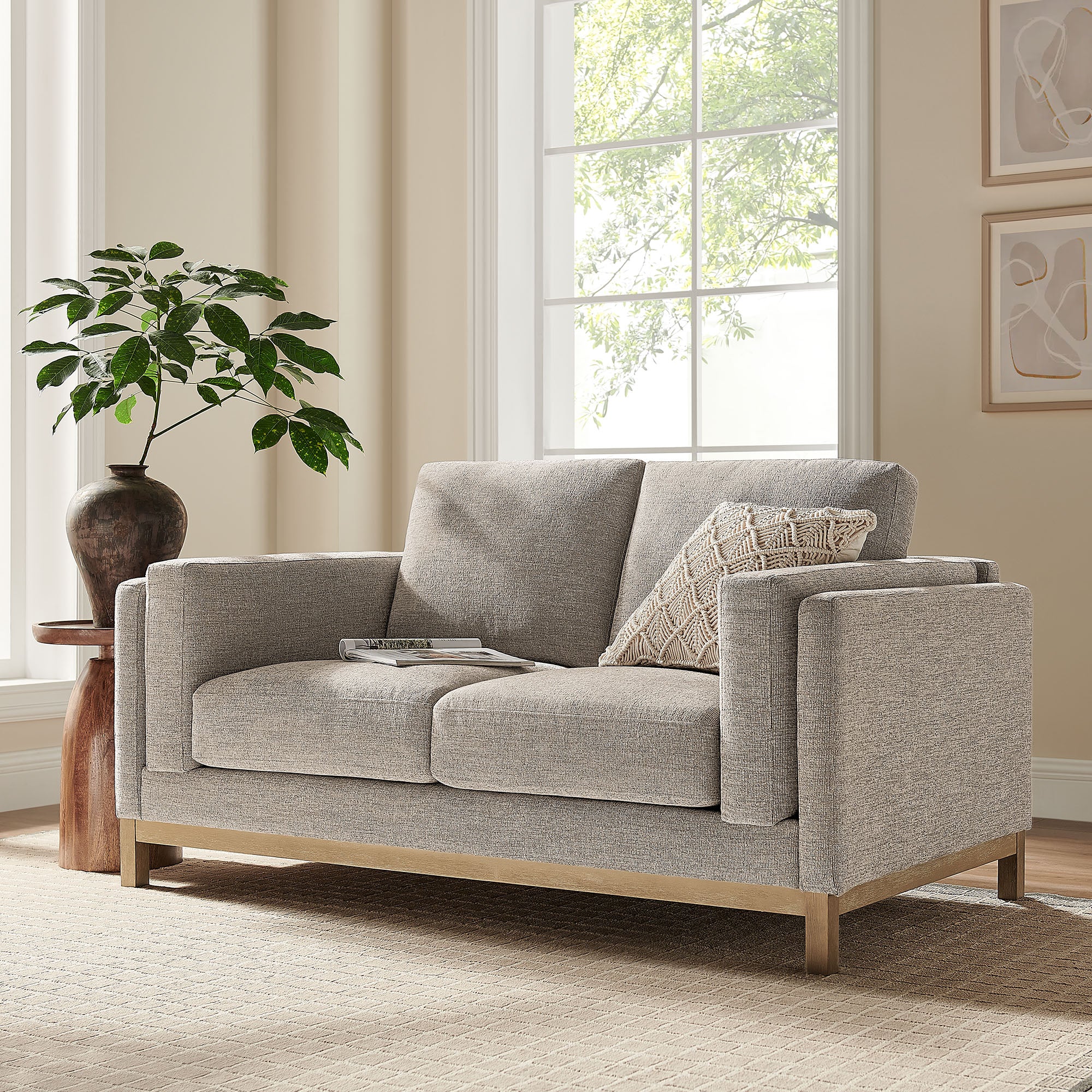 Roscoe 63 inch Fabric Loveseat by Modway - Image 27
