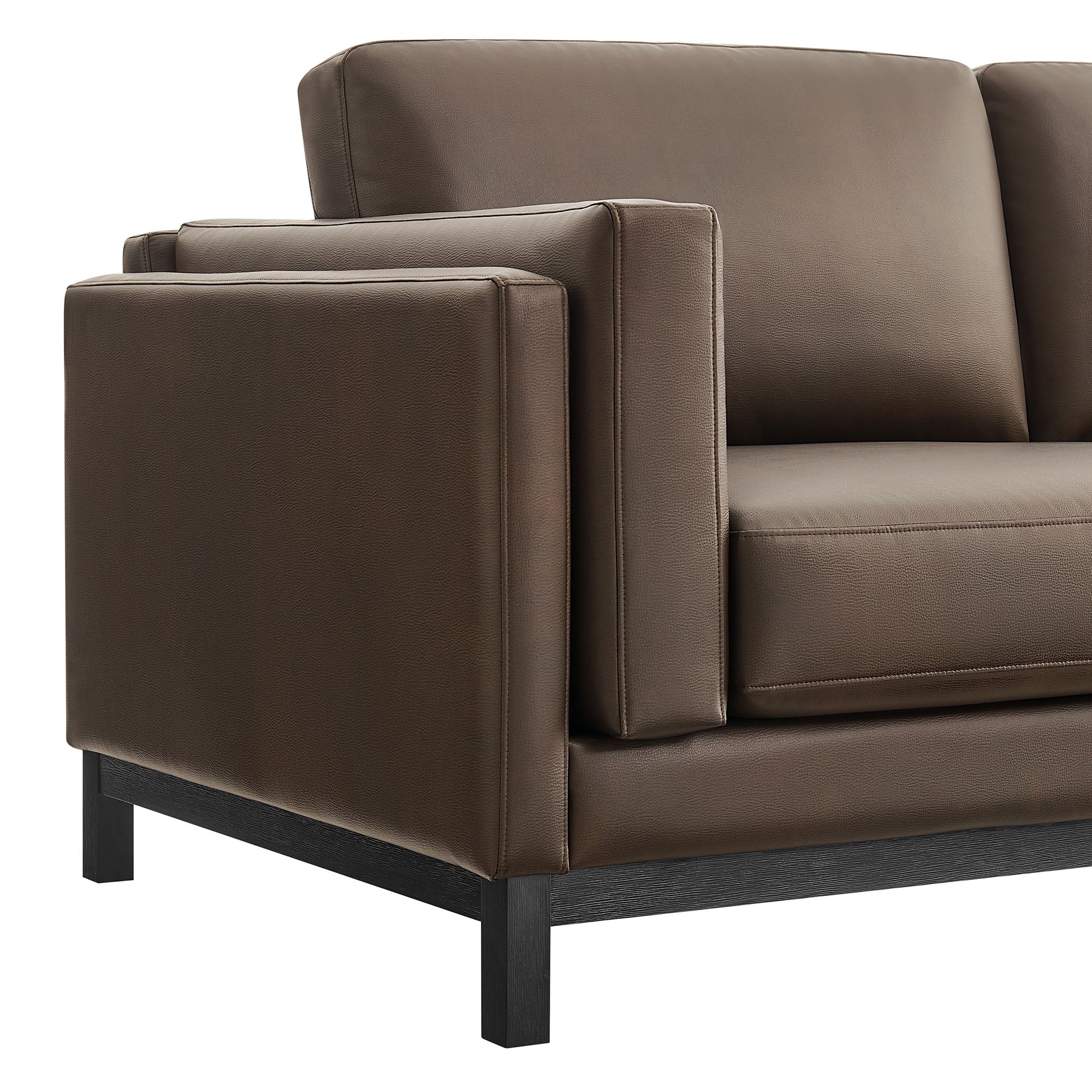 Roscoe 63 inch Vegan Leather Loveseat by Modway - Image 6