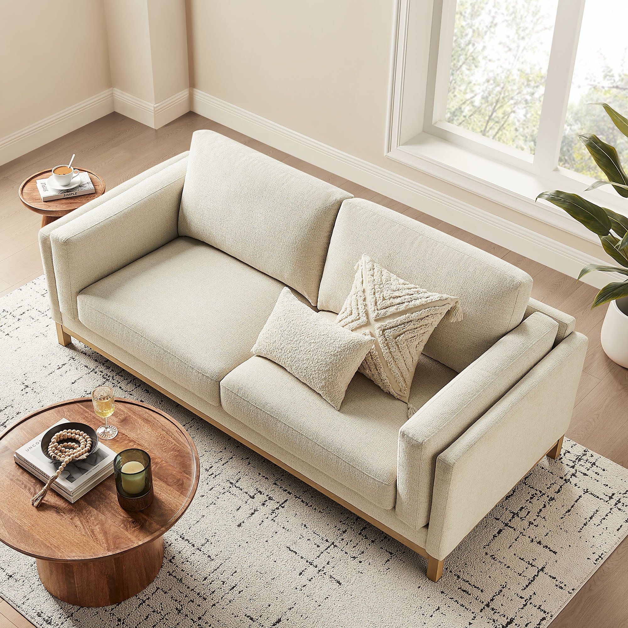 Roscoe 81 inch Fabric Sofa by Modway - Image 8