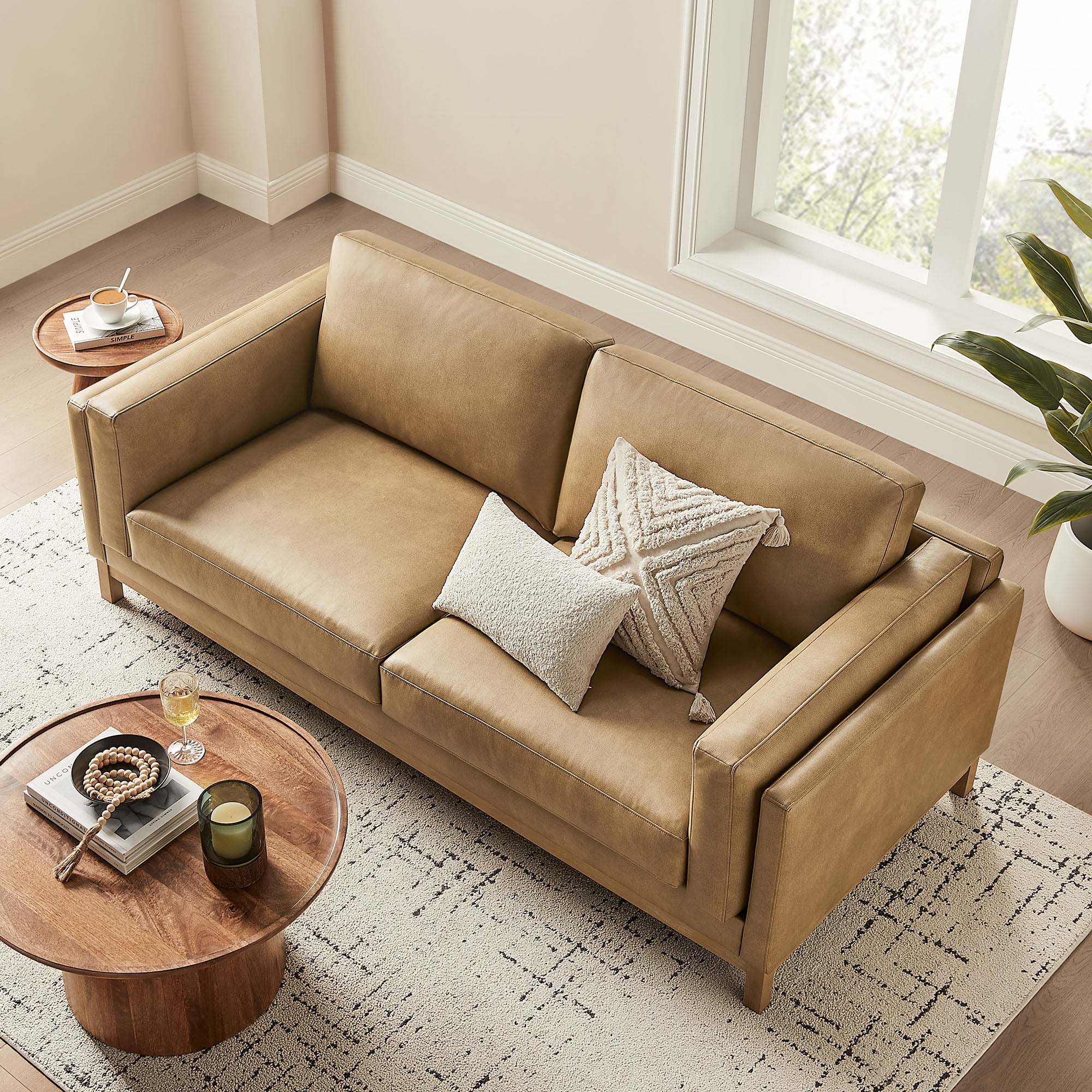 Roscoe 81 inch Vegan Leather Sofa by Modway - Image 18