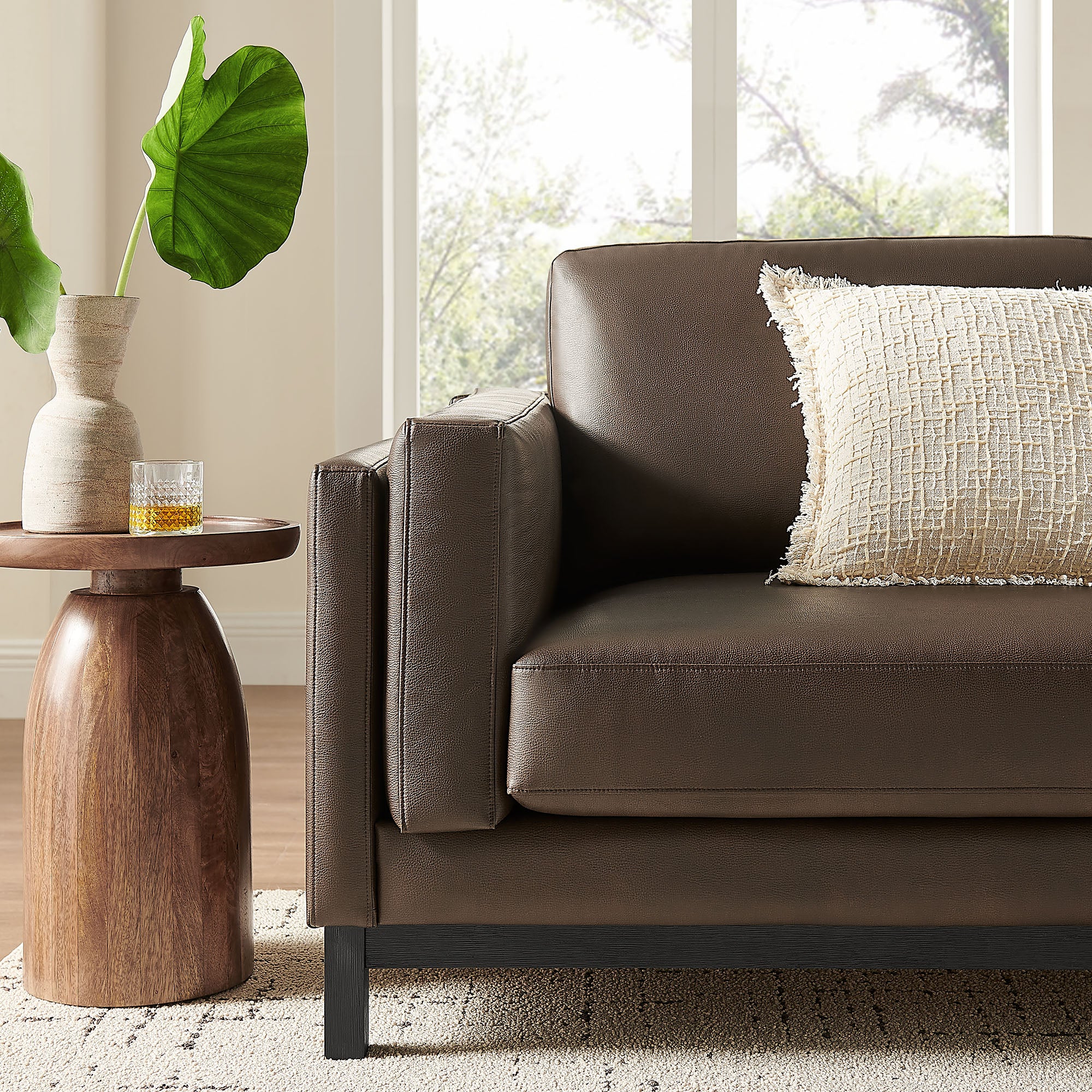 Roscoe 81 inch Vegan Leather Sofa by Modway - Image 7