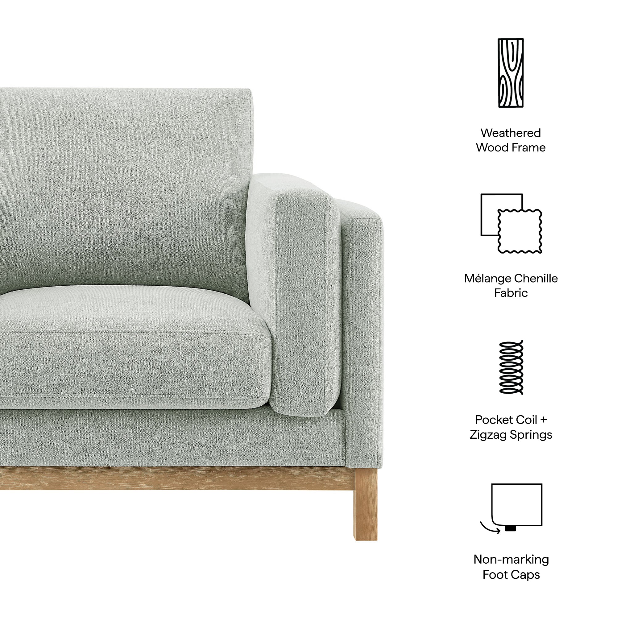 Roscoe Fabric Armchair by Modway - Image 20