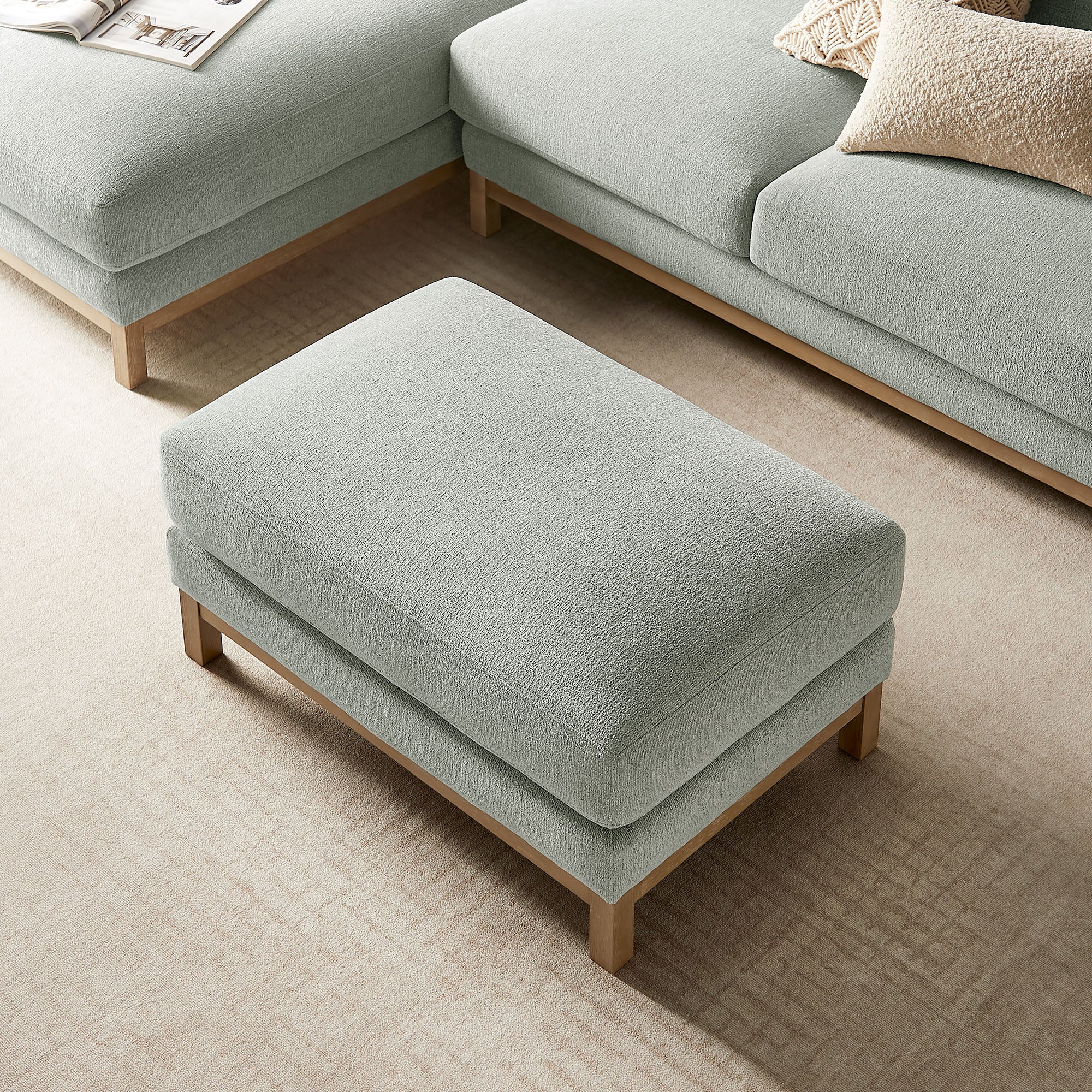 Roscoe Fabric Ottoman by Modway - Image 18