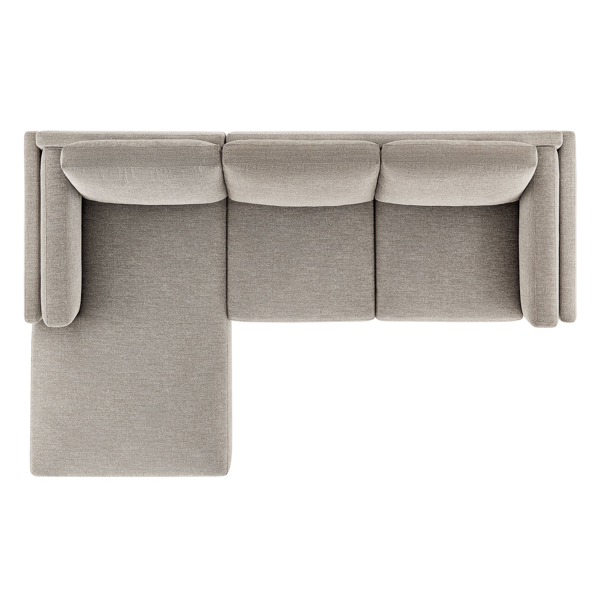 Roscoe Left-Facing Fabric Sectional Sofa with Chaise by Modway - Image 16