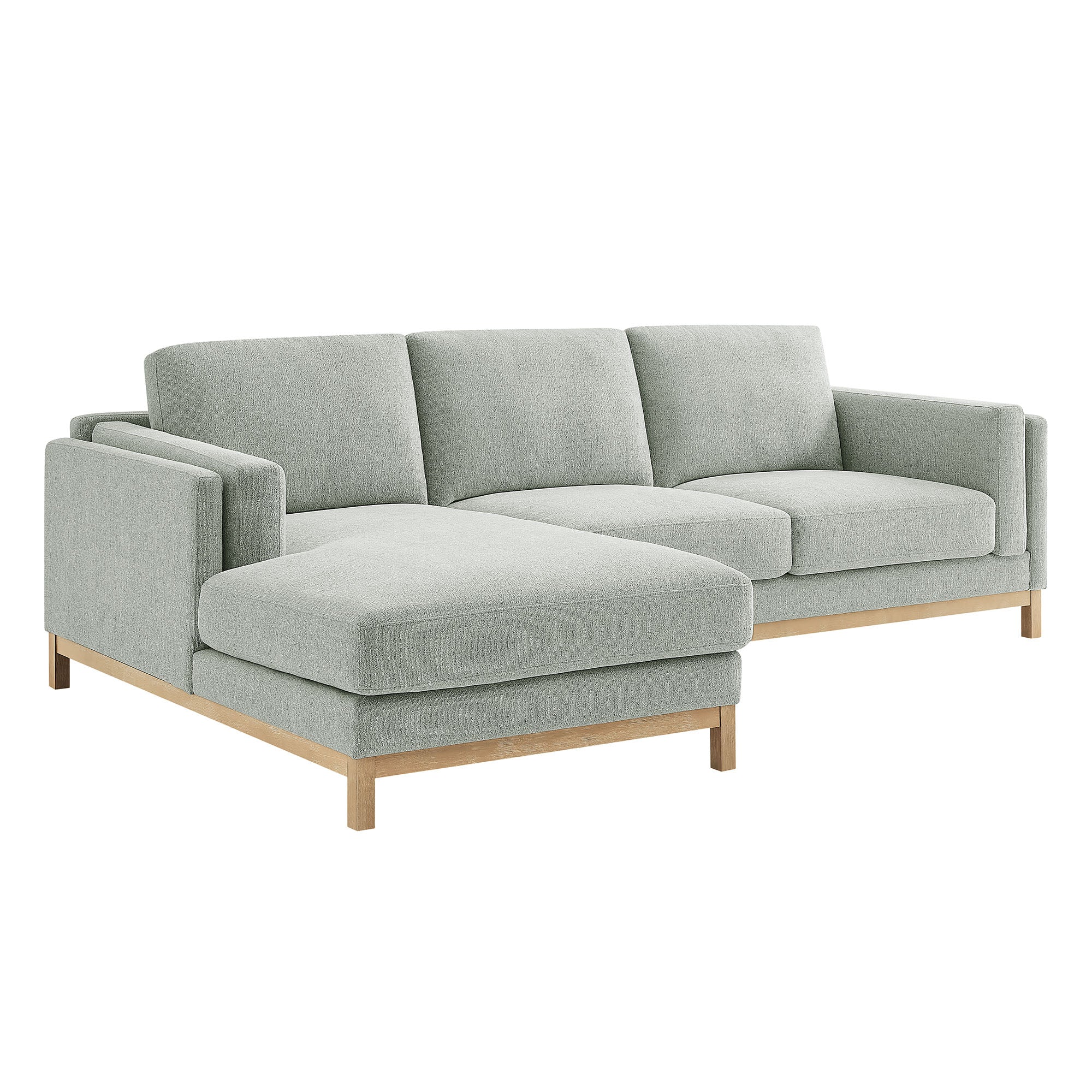 Roscoe Left-Facing Fabric Sectional Sofa with Chaise by Modway - Image 8