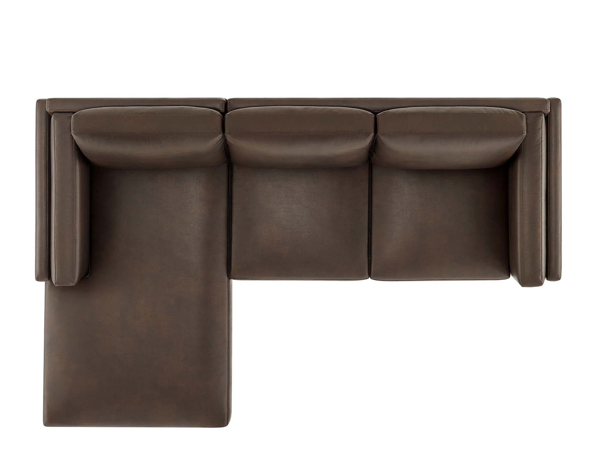 Roscoe Left-Facing Vegan Leather Sectional Sofa with Chaise by Modway - Image 3