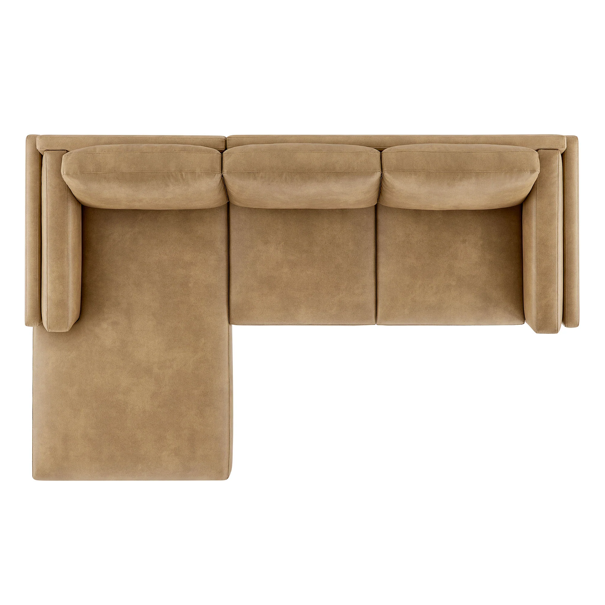 Roscoe Left-Facing Vegan Leather Sectional Sofa with Chaise by Modway - Image 9