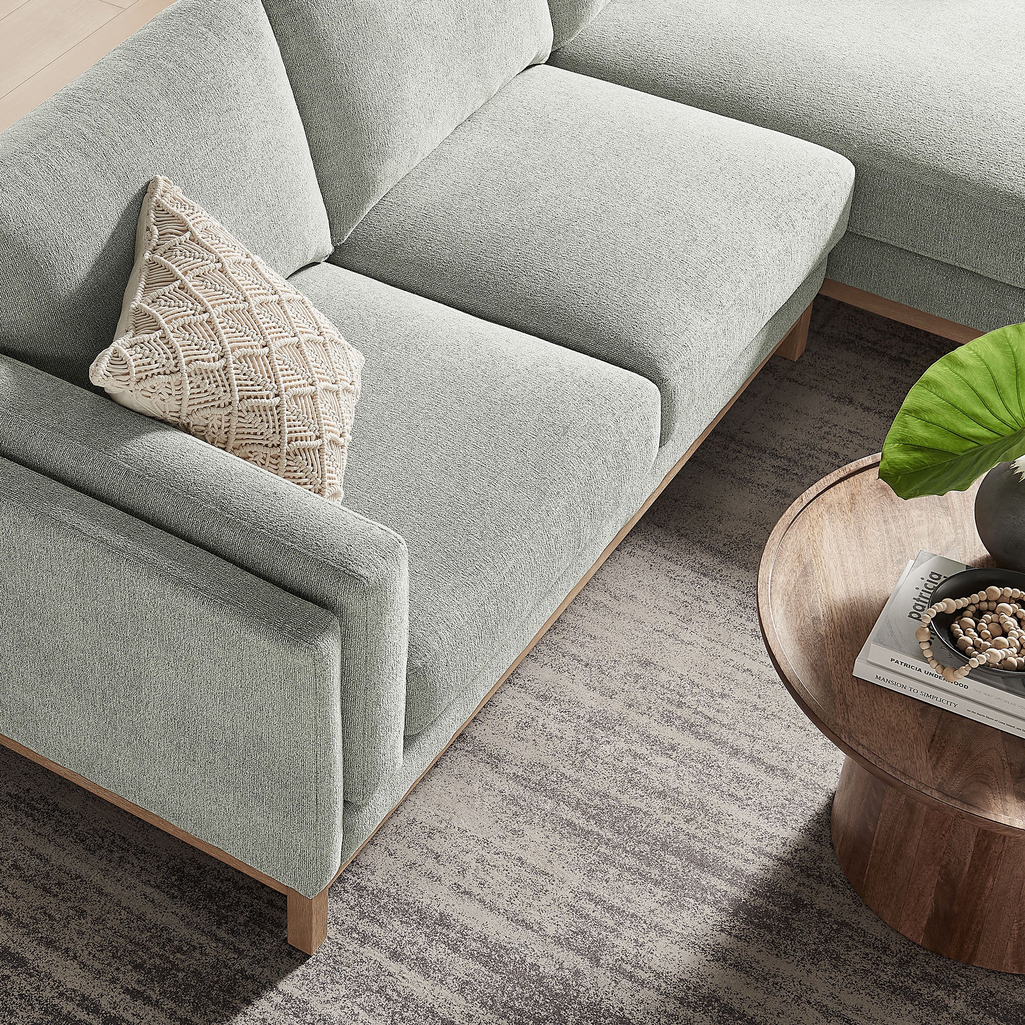 Roscoe Right-Facing Fabric Sectional Sofa with Chaise by Modway - Image 11