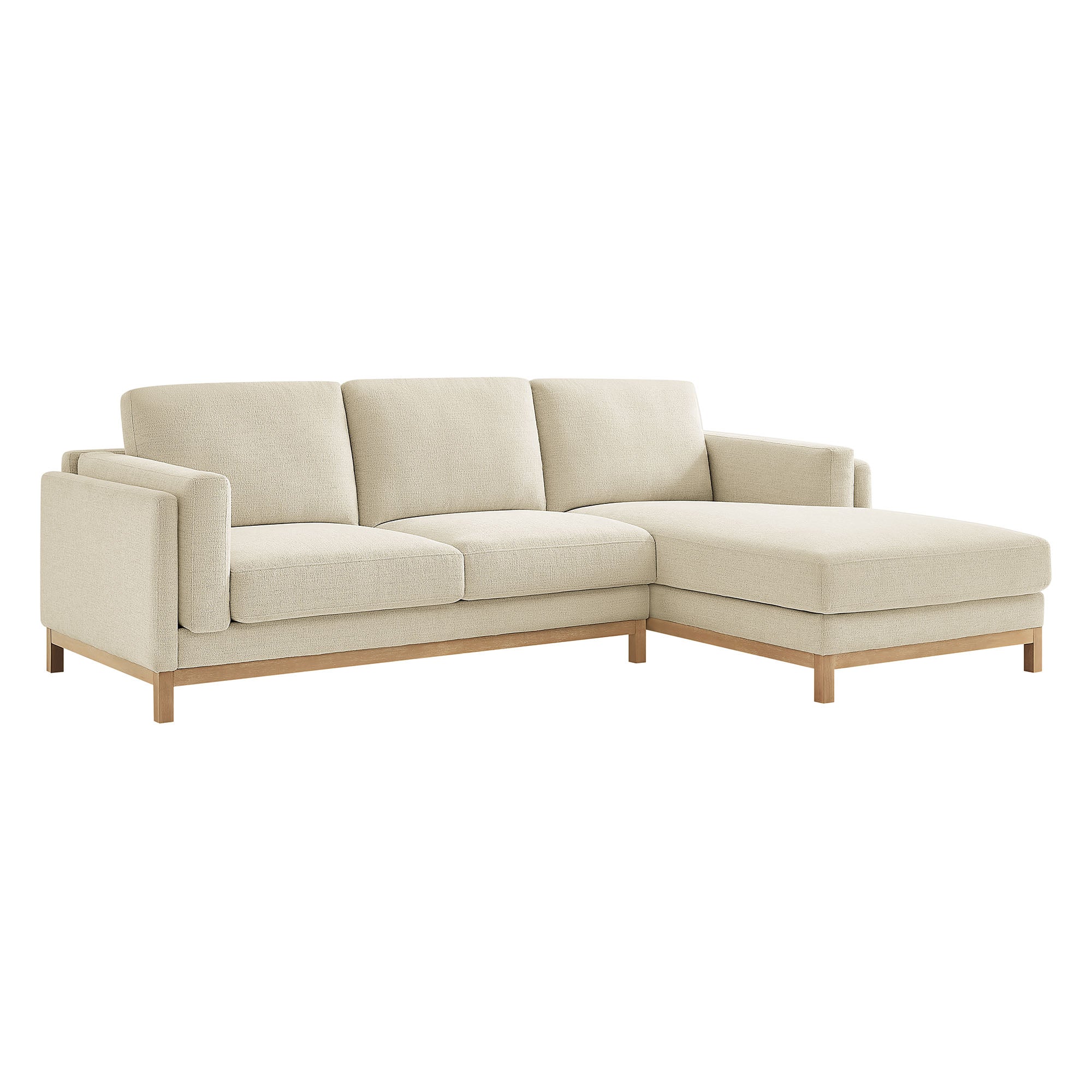 Roscoe Right-Facing Fabric Sectional Sofa with Chaise by Modway - Image 2
