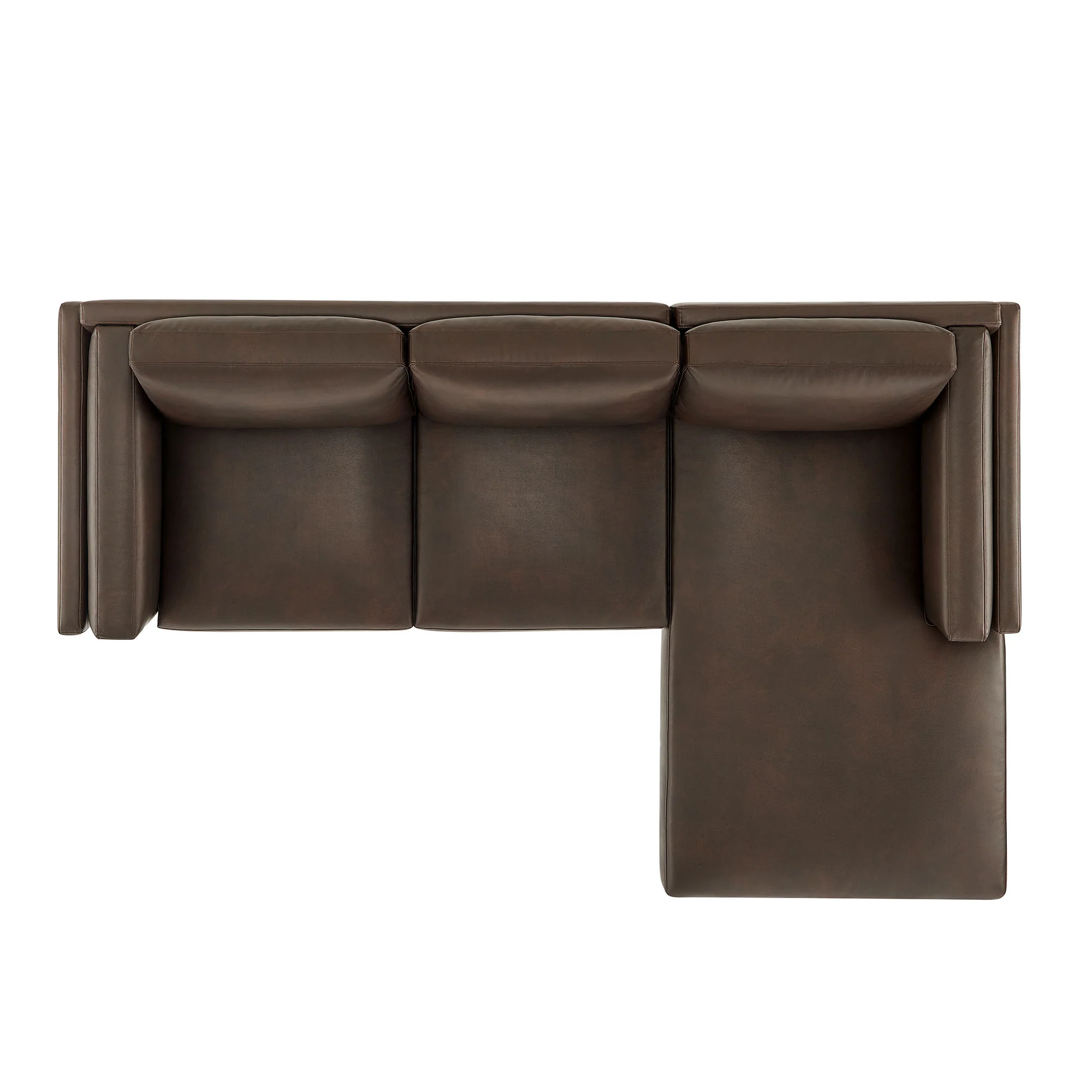 Roscoe Right-Facing Vegan Leather Sectional Sofa with Chaise by Modway - Image 3