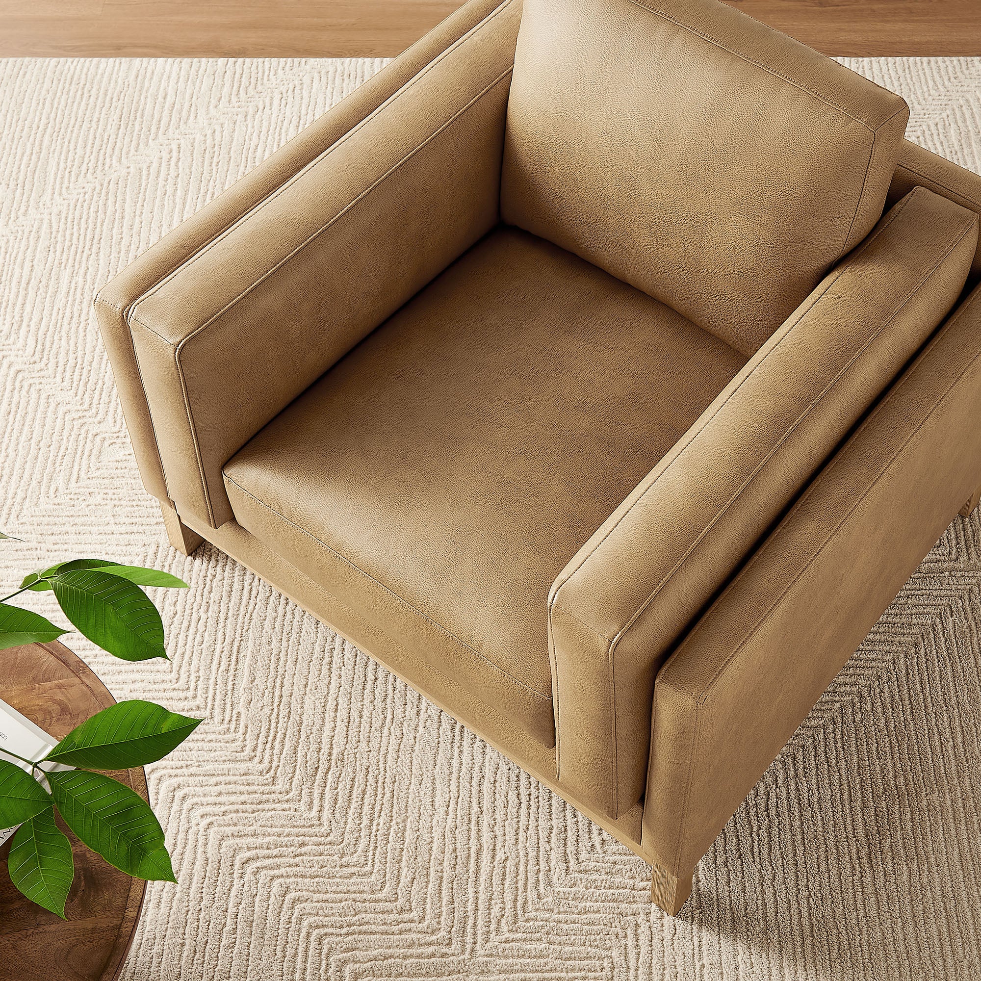 Roscoe Vegan Leather Armchair by Modway - Image 16