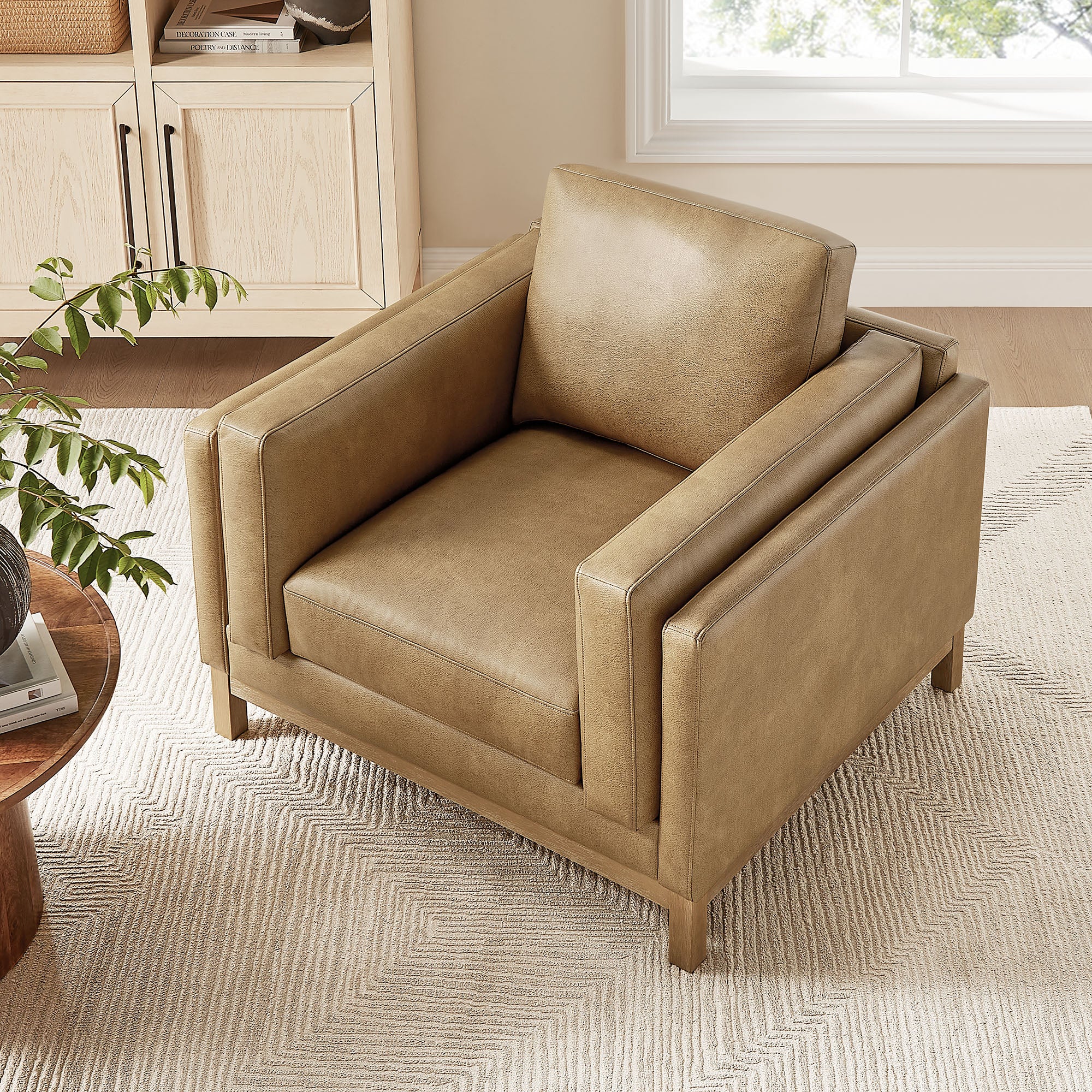 Roscoe Vegan Leather Armchair by Modway - Image 18