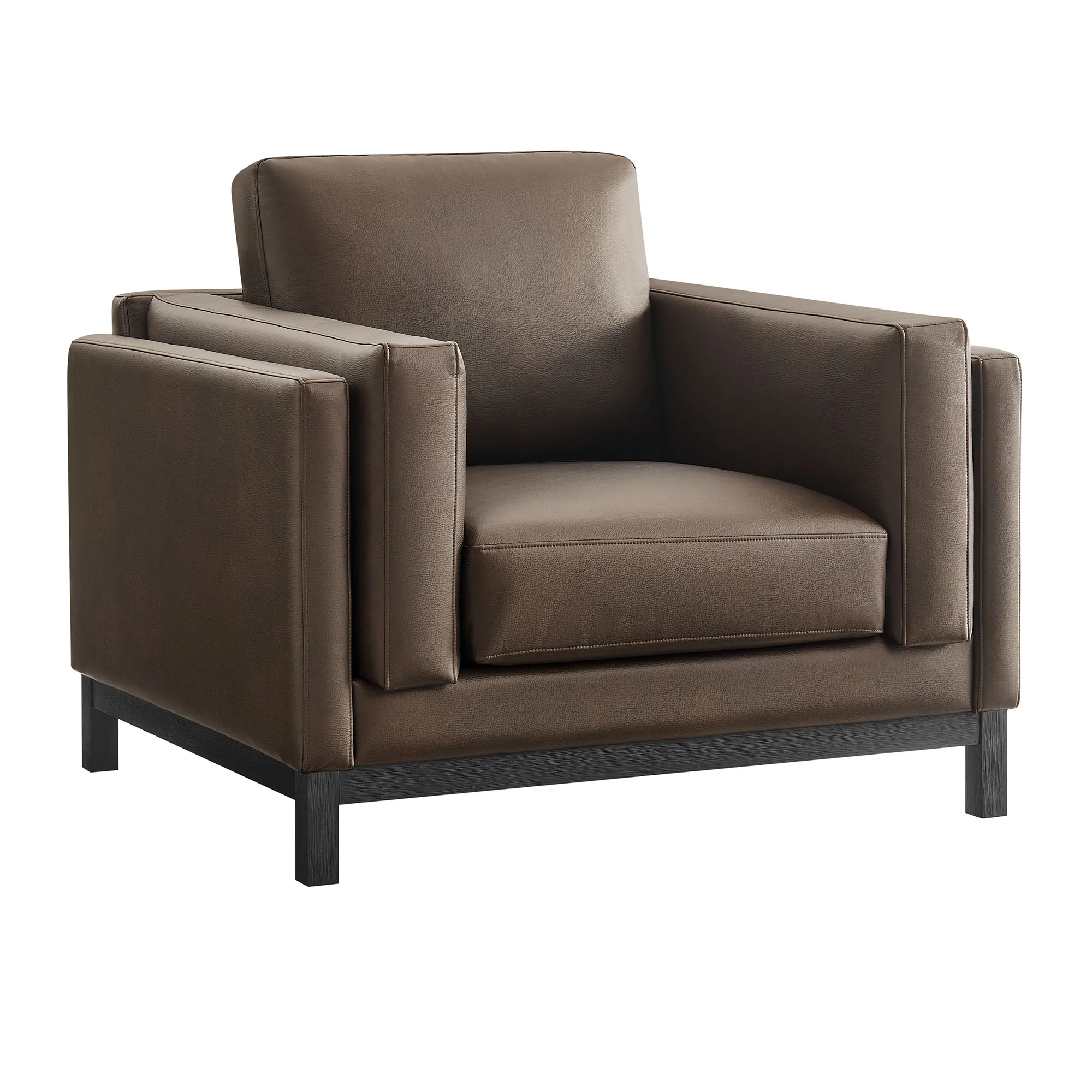 Roscoe Vegan Leather Armchair by Modway - Image 2