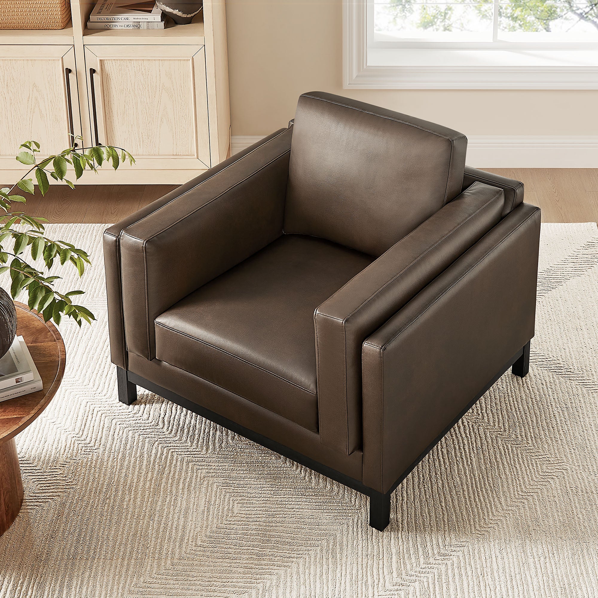 Roscoe Vegan Leather Armchair by Modway - Image 8