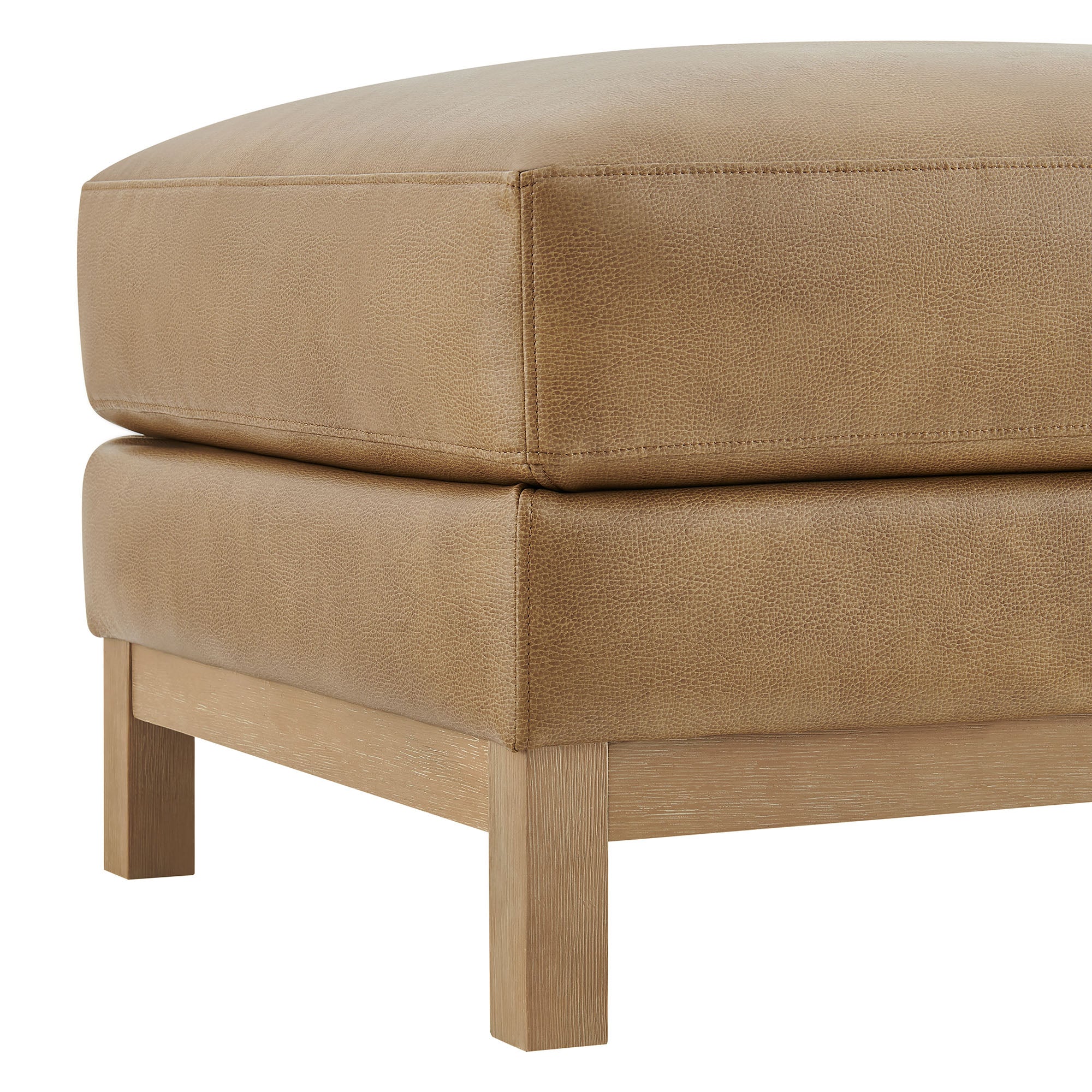 Roscoe Vegan Leather Ottoman by Modway - Image 15