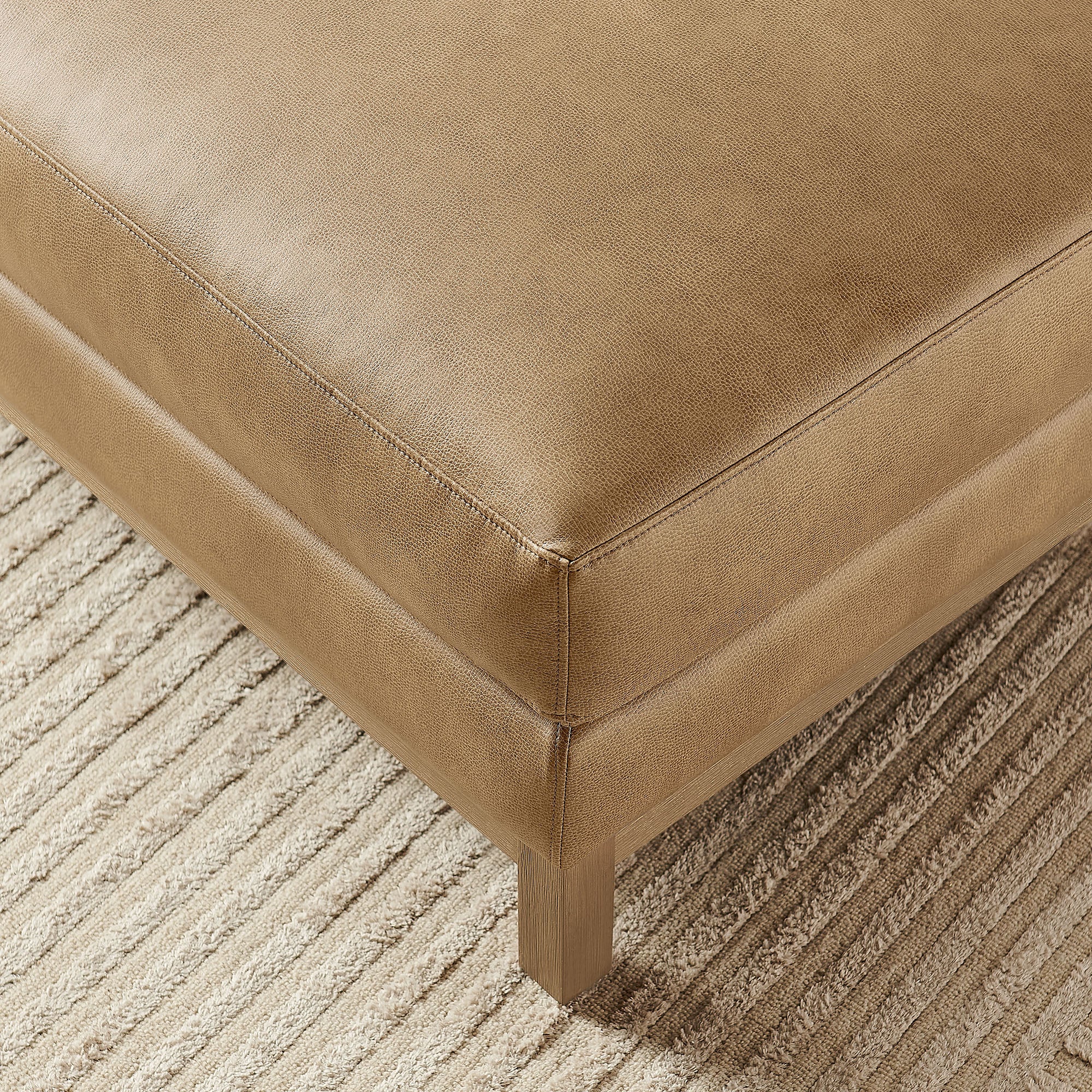 Roscoe Vegan Leather Ottoman by Modway - Image 16