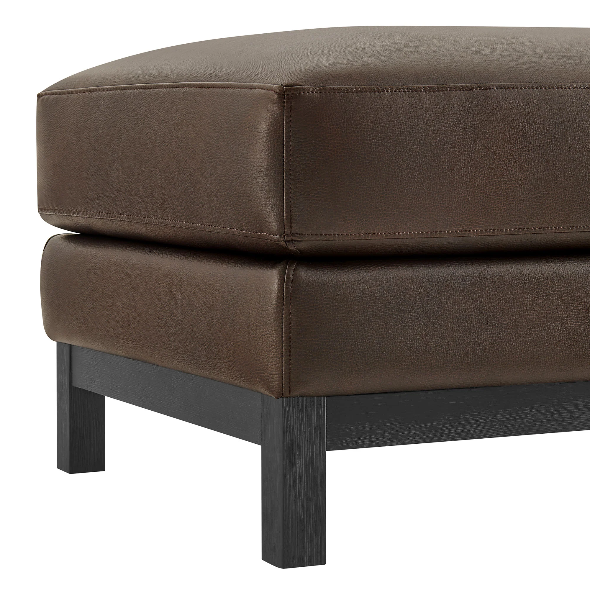 Roscoe Vegan Leather Ottoman by Modway - Image 6