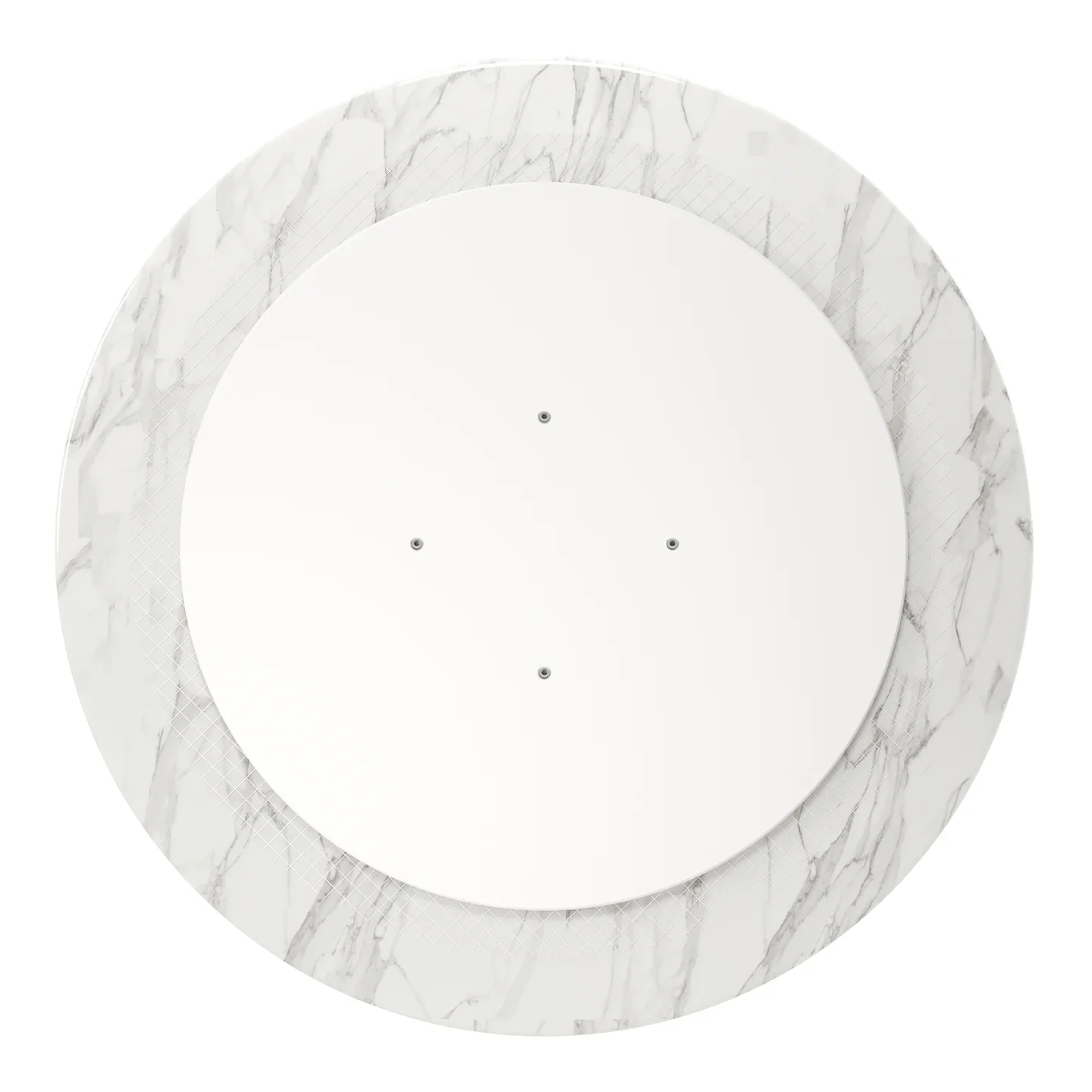 Rose 32" Round Marble Dining Table, Gold Base By World Modern Design - Image 3