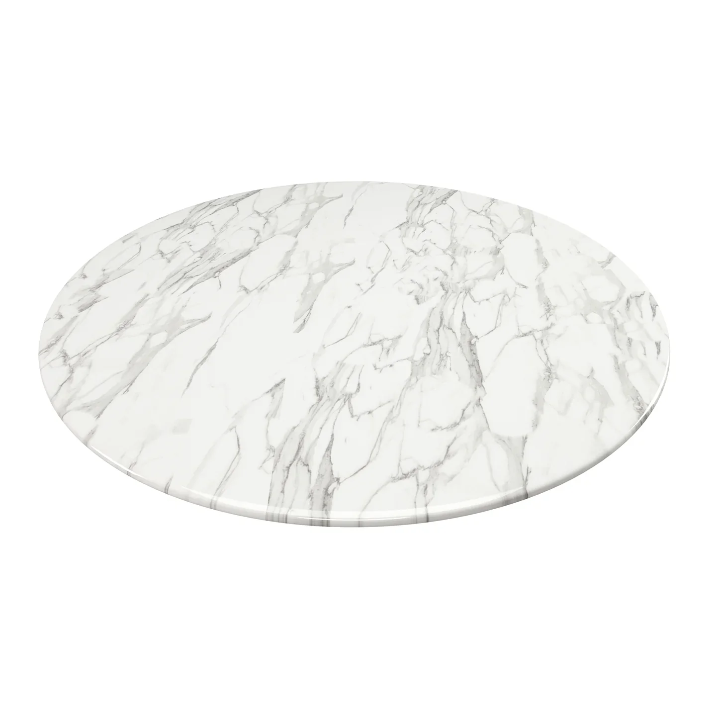 Rose 32" Round Marble Dining Table, Gold Base By World Modern Design - Image 4