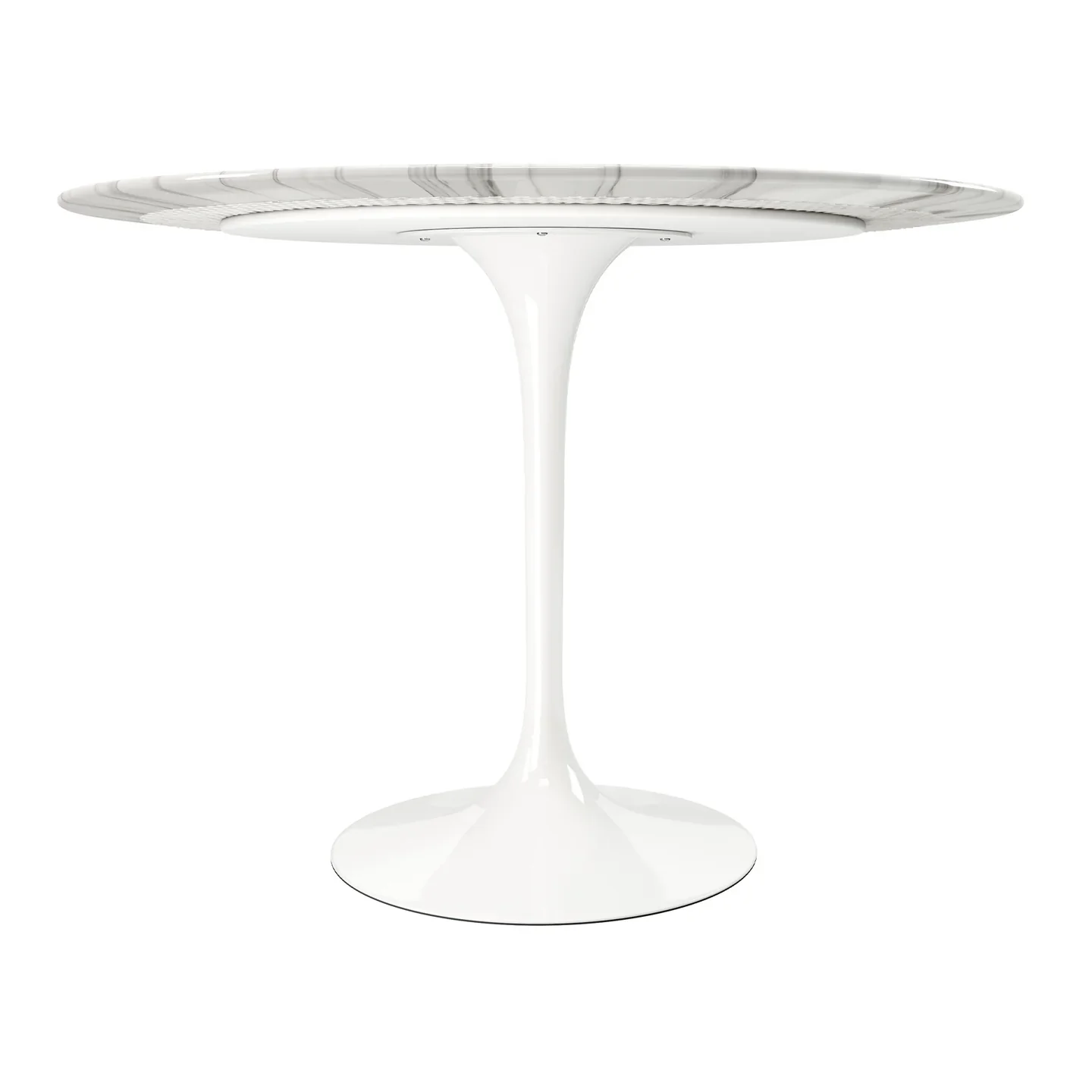Rose 40" Round Marble Dining Table By World Modern Design - Image 8