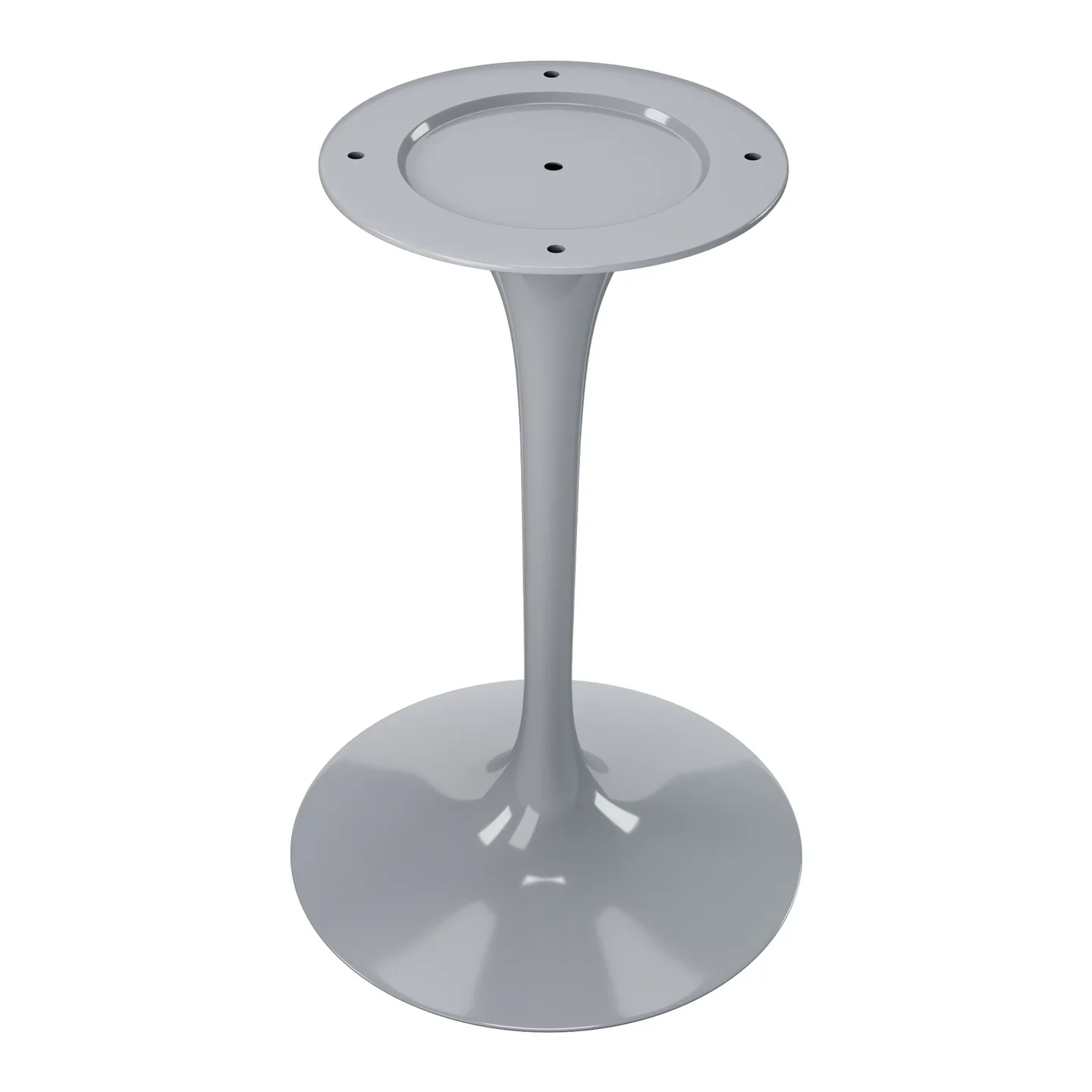 Rose 40" Round Marble Dining Table, Gray Base By World Modern Design - Image 5