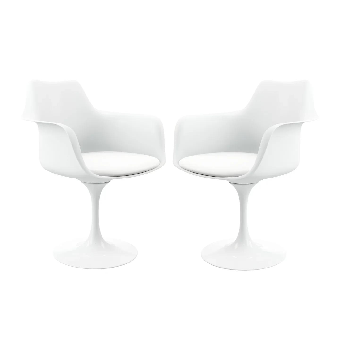 Rose Arm Chair - White By World Modern Design - Image 6