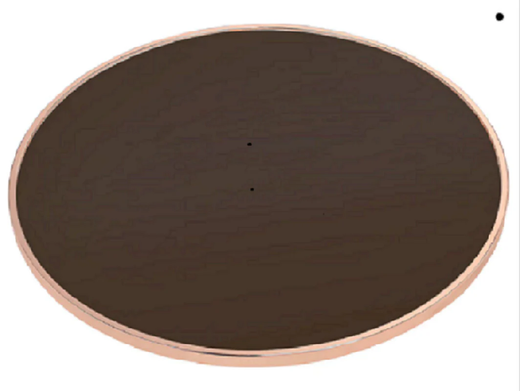 Rose Gold and Smokey Glass Top End Table By Homeroots - Image 3