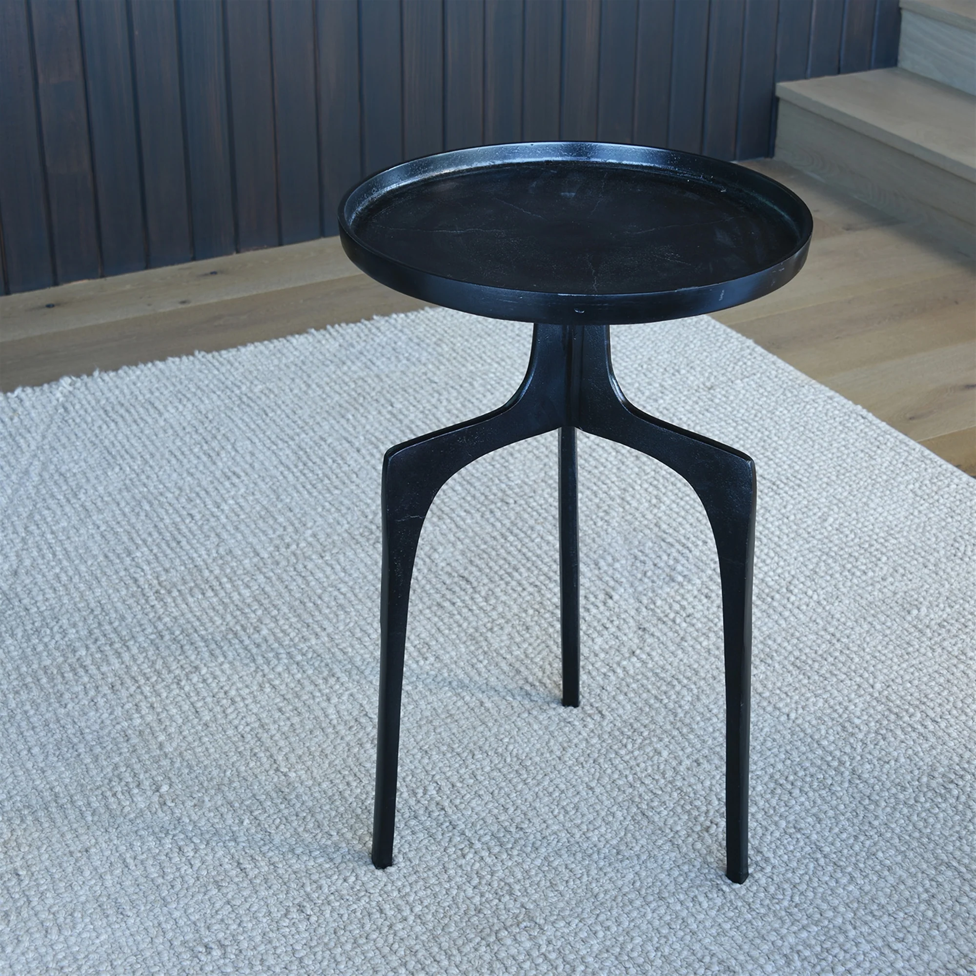 Rothko Side Table, Bronze - Bronze By HomArt - Image 2
