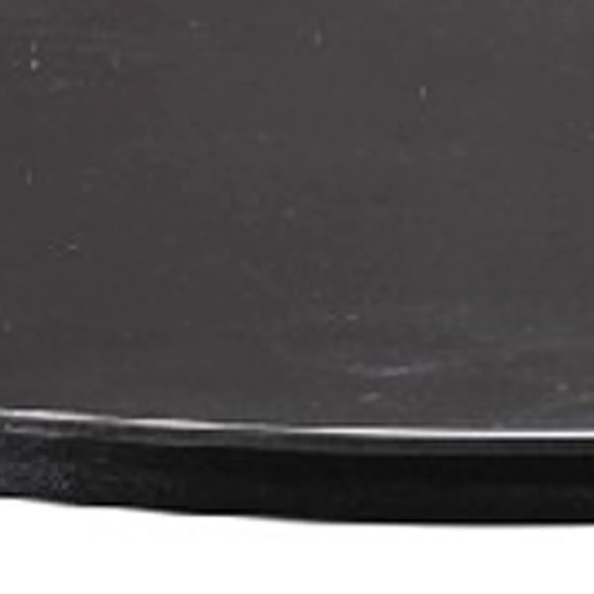 Round Metal Frame Side Table with Tubular Legs, Black By Benzara - Image 3