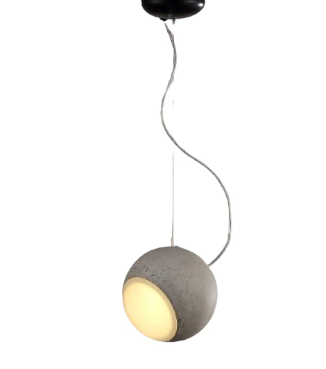 Round Silver Ceiling Pendant Lamp By Homeroots - Image 4