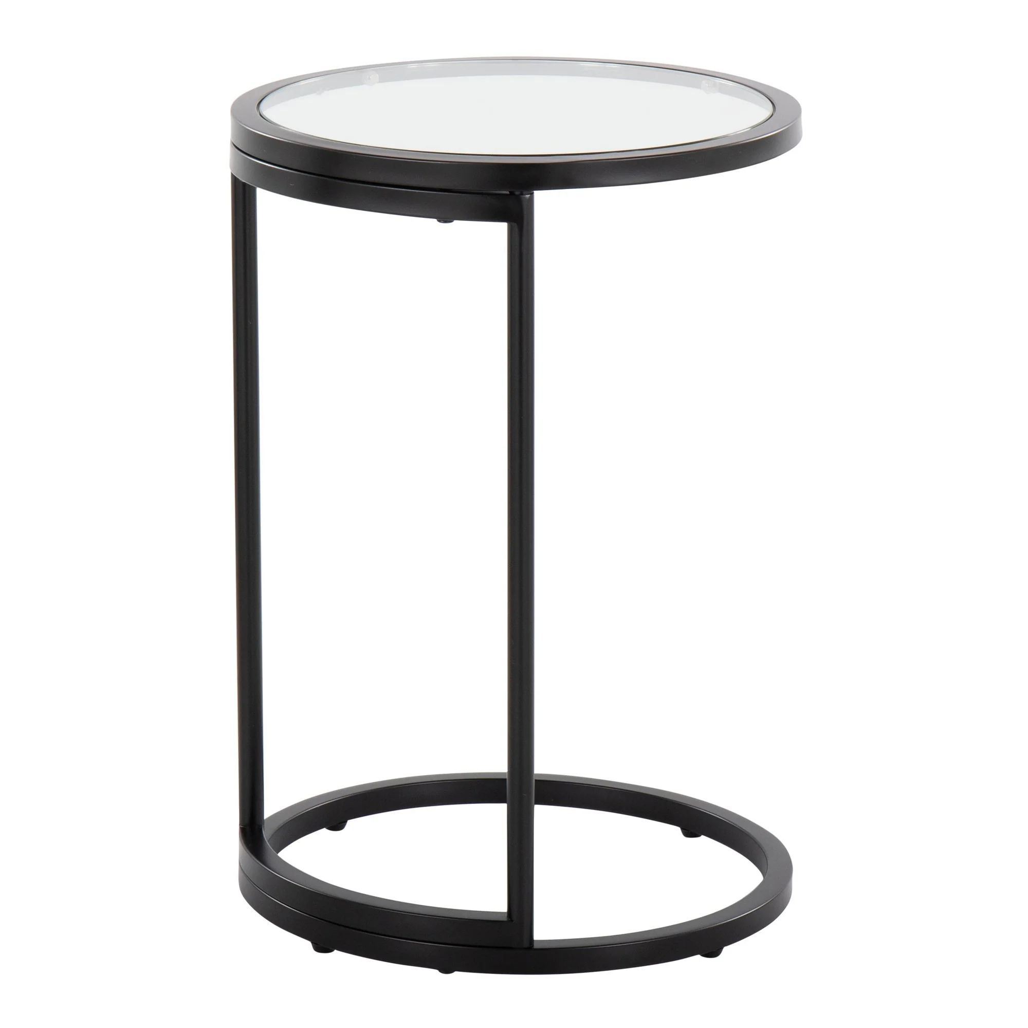 Round Zenn End Table Transparent By LumiSource - Image 14