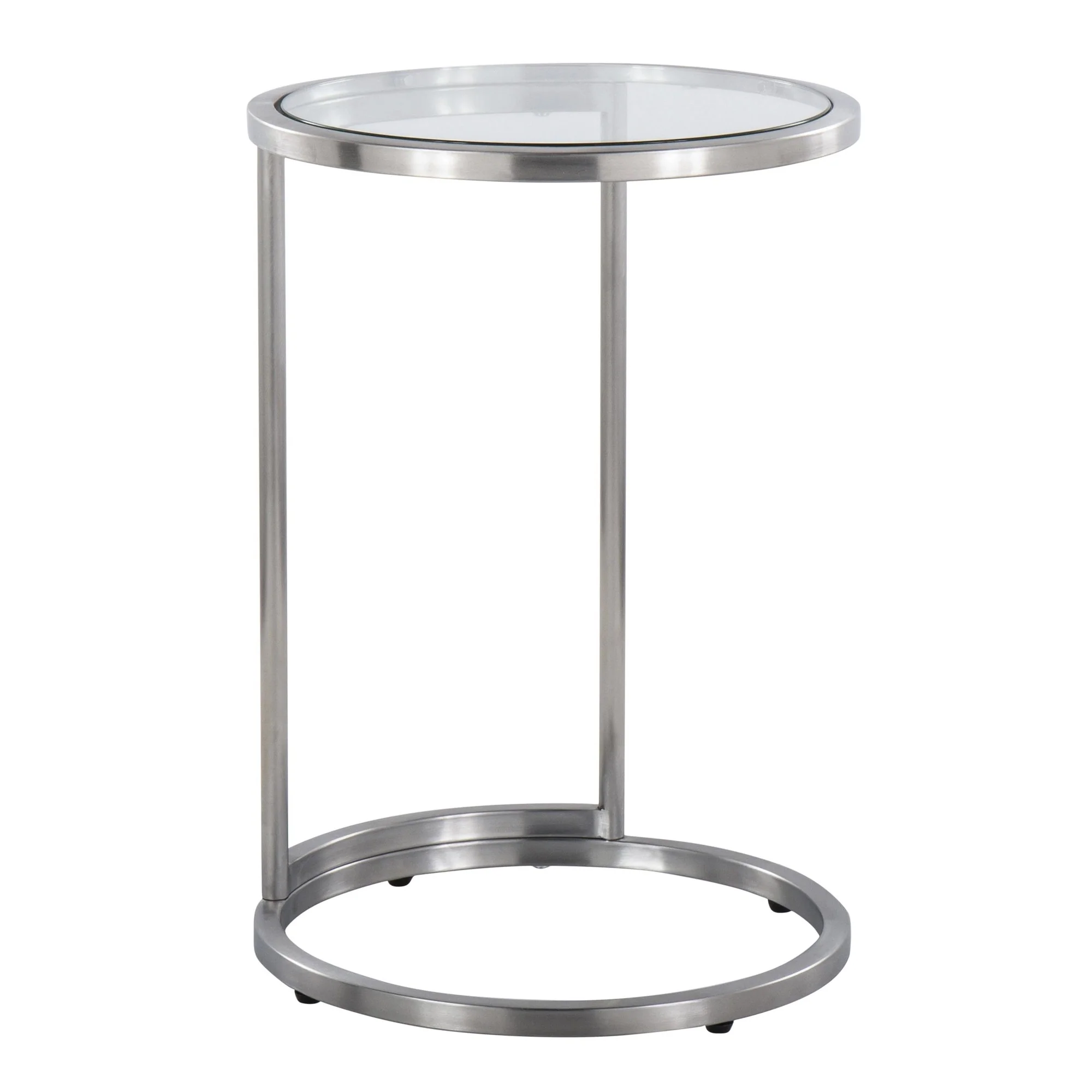 Round Zenn End Table Transparent By LumiSource - Image 17