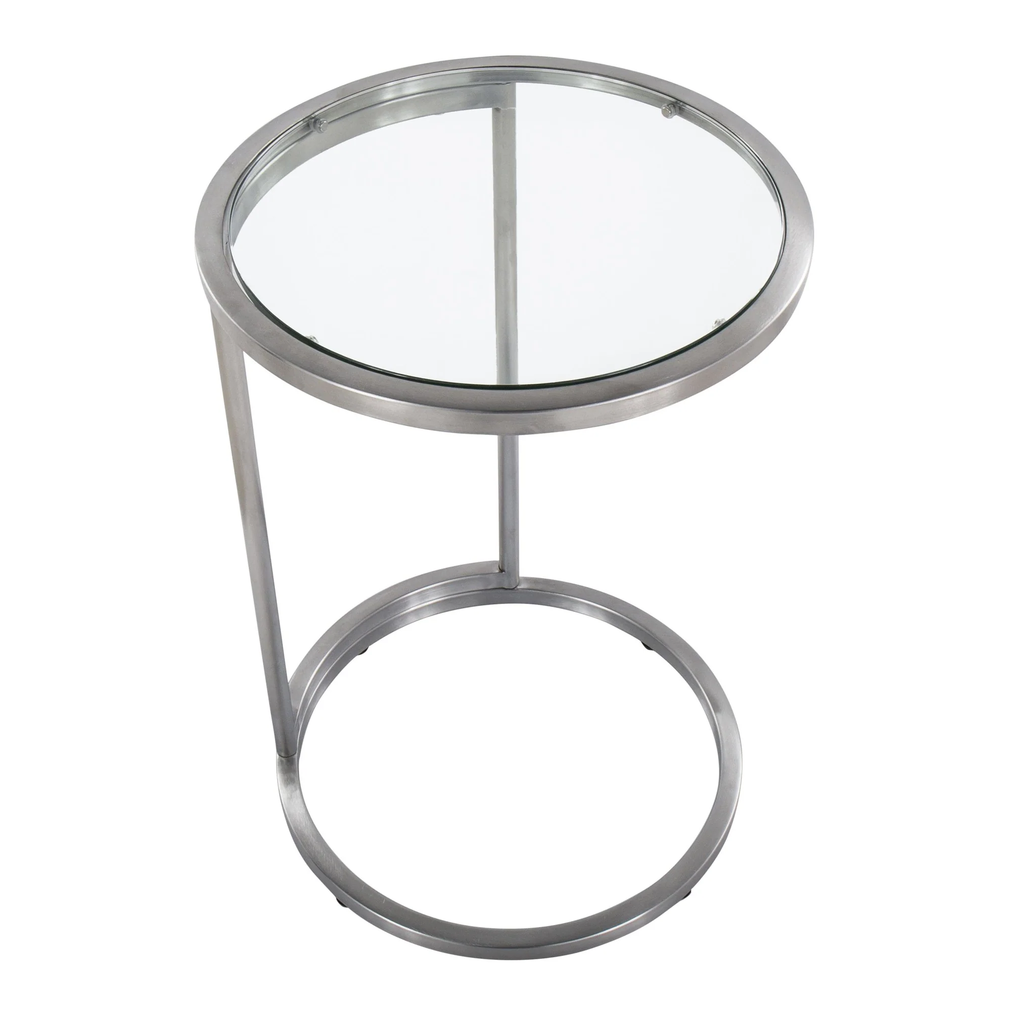 Round Zenn End Table Transparent By LumiSource - Image 18